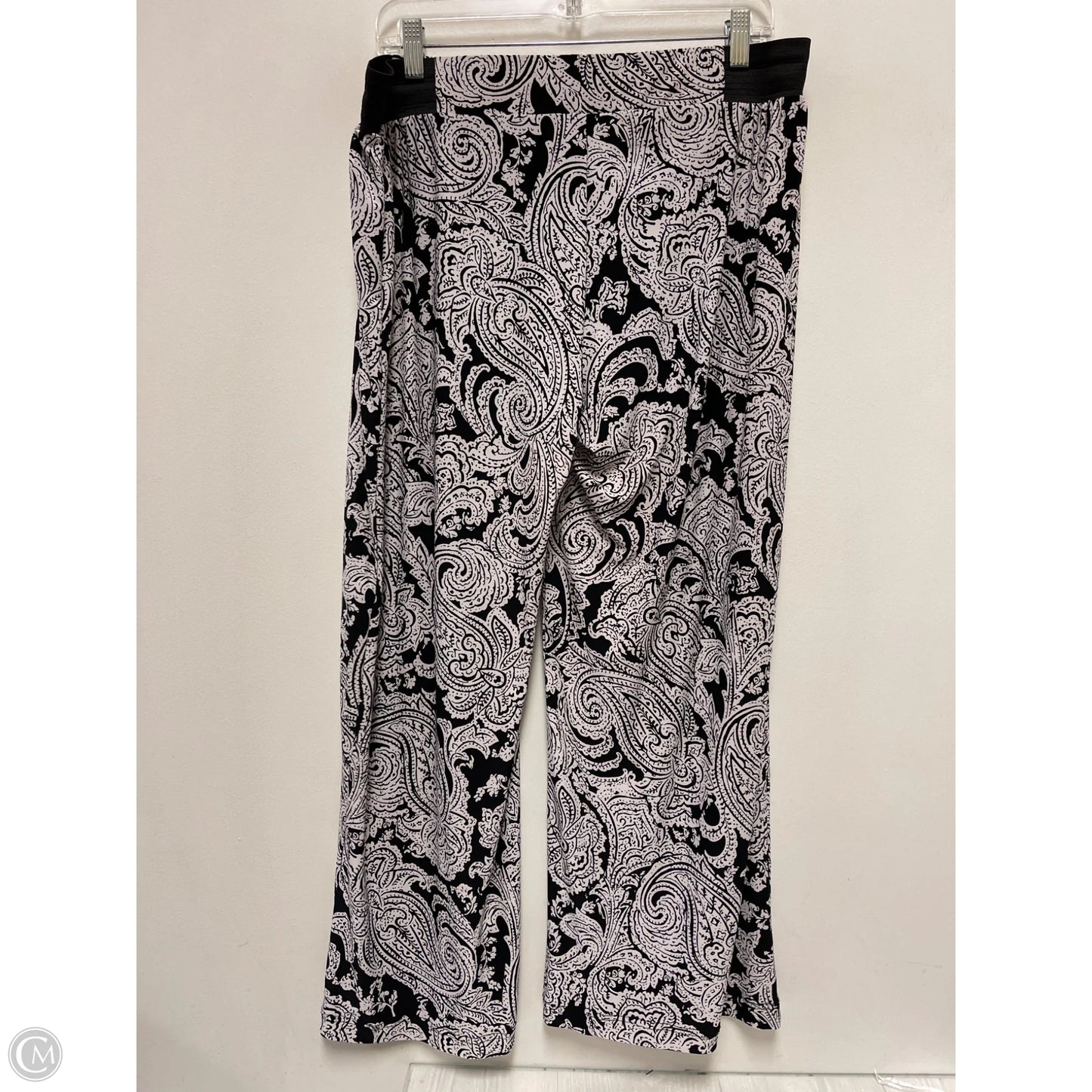 Pants Wide Leg By Inc In Black & White, Size: Xl