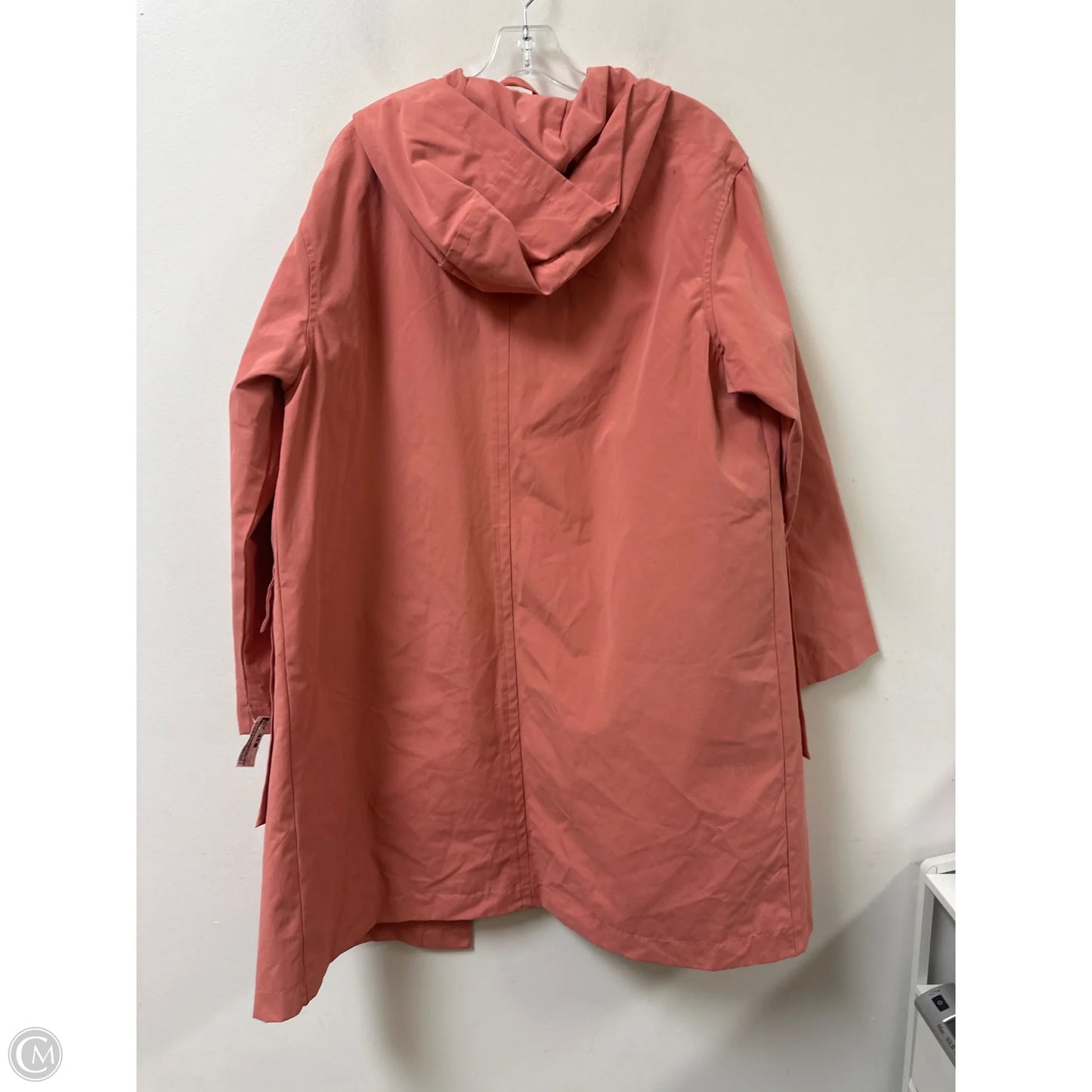Coat Raincoat By A New Day In Coral, Size: Xl