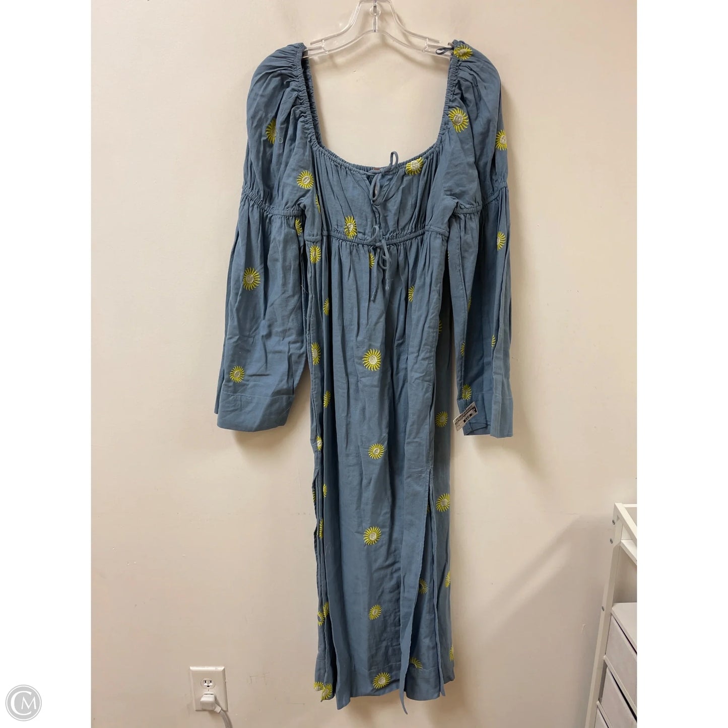 Dress Casual Maxi By Free People In Blue, Size: M