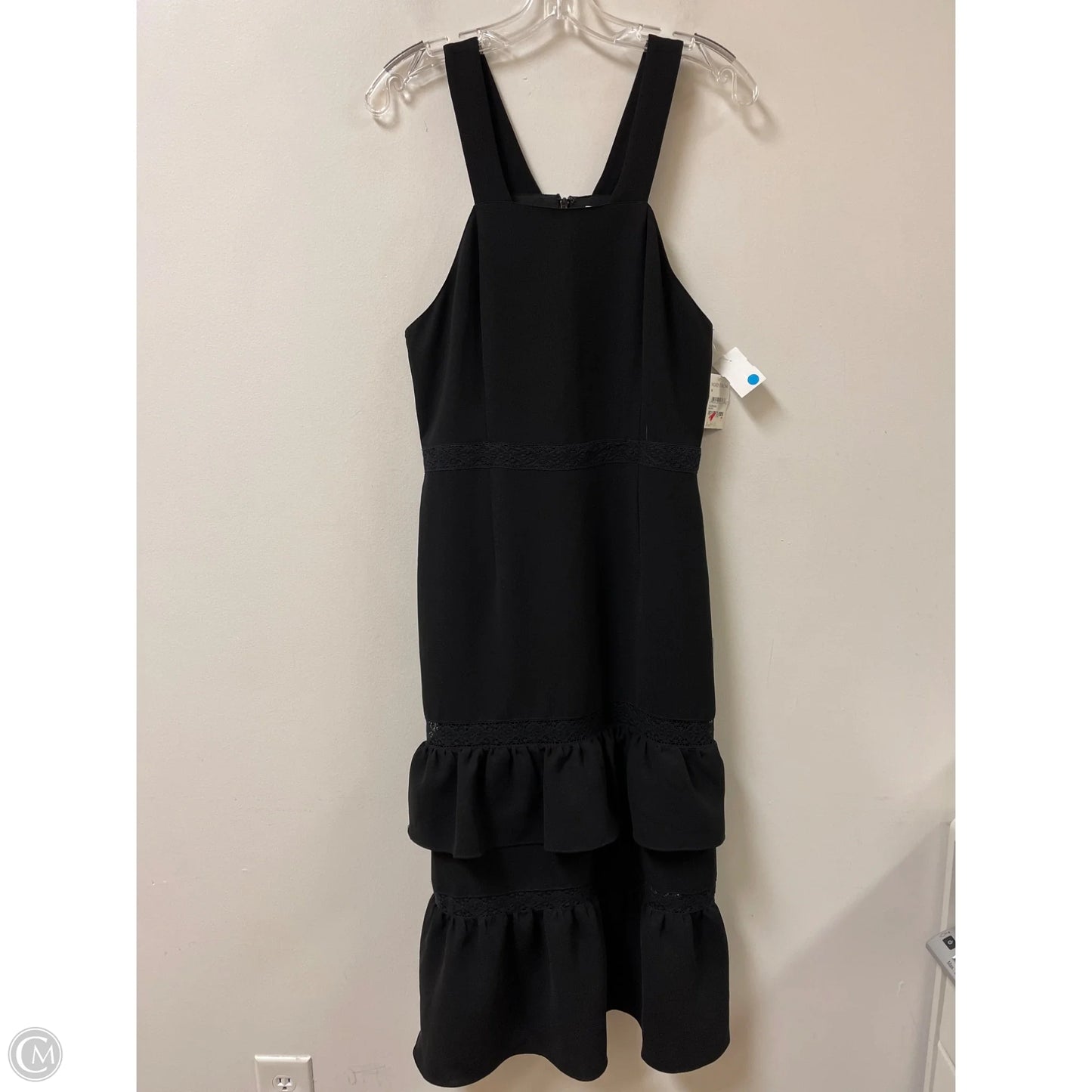 Dress Casual Maxi By Chelsea 28 In Black, Size: M