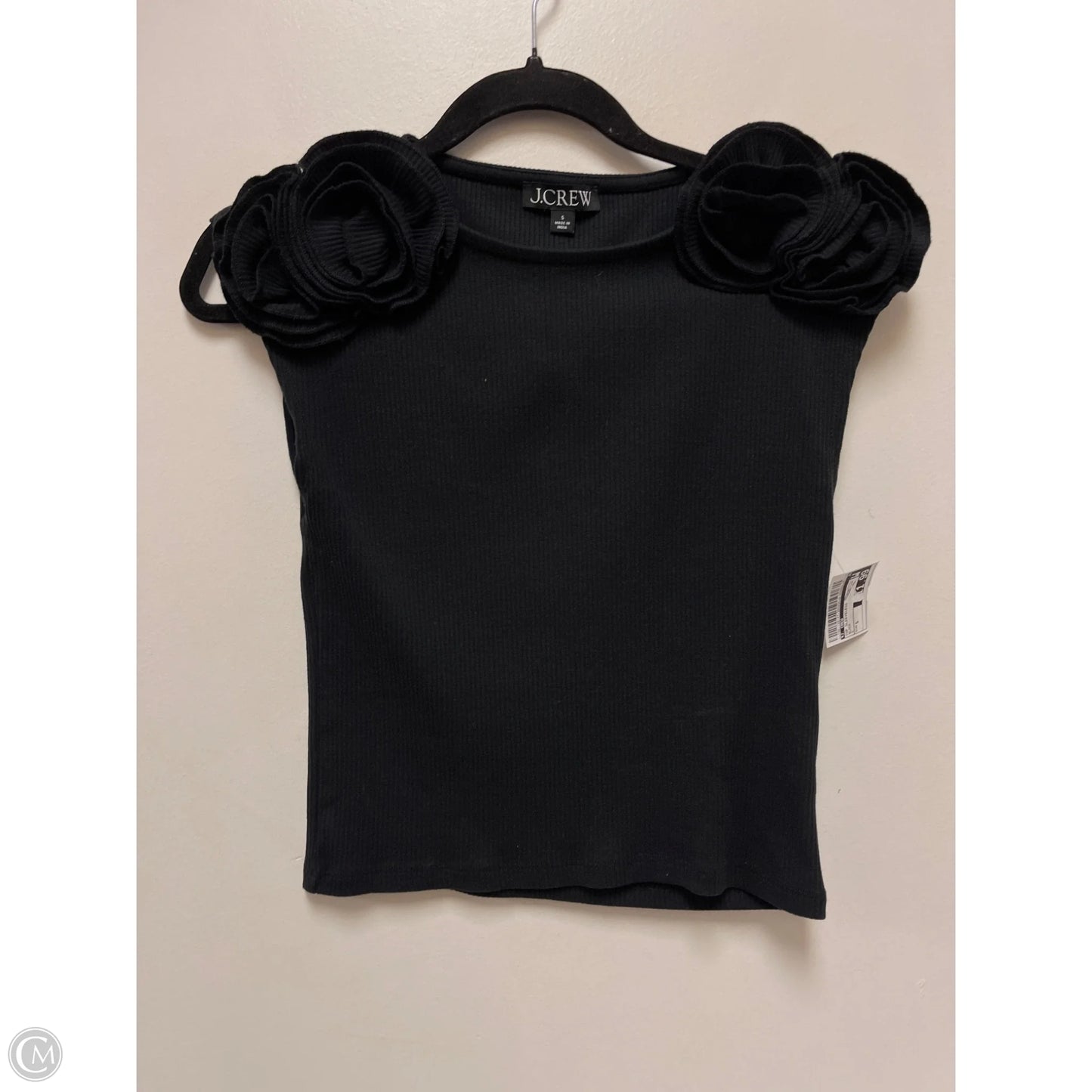 Top Sleeveless By J. Crew In Black, Size: S
