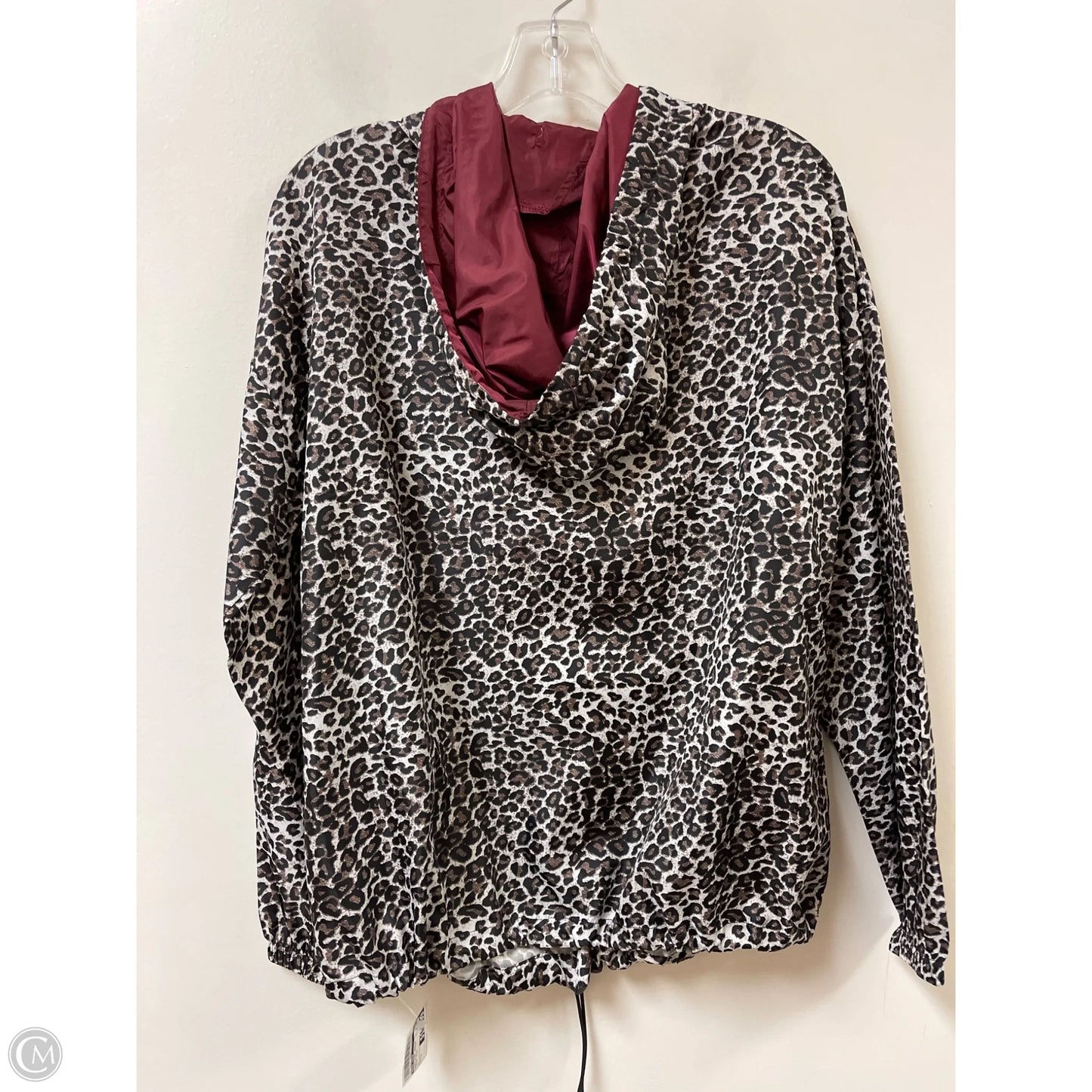 Sweatshirt Hoodie By Main Strip In Animal Print, Size: S