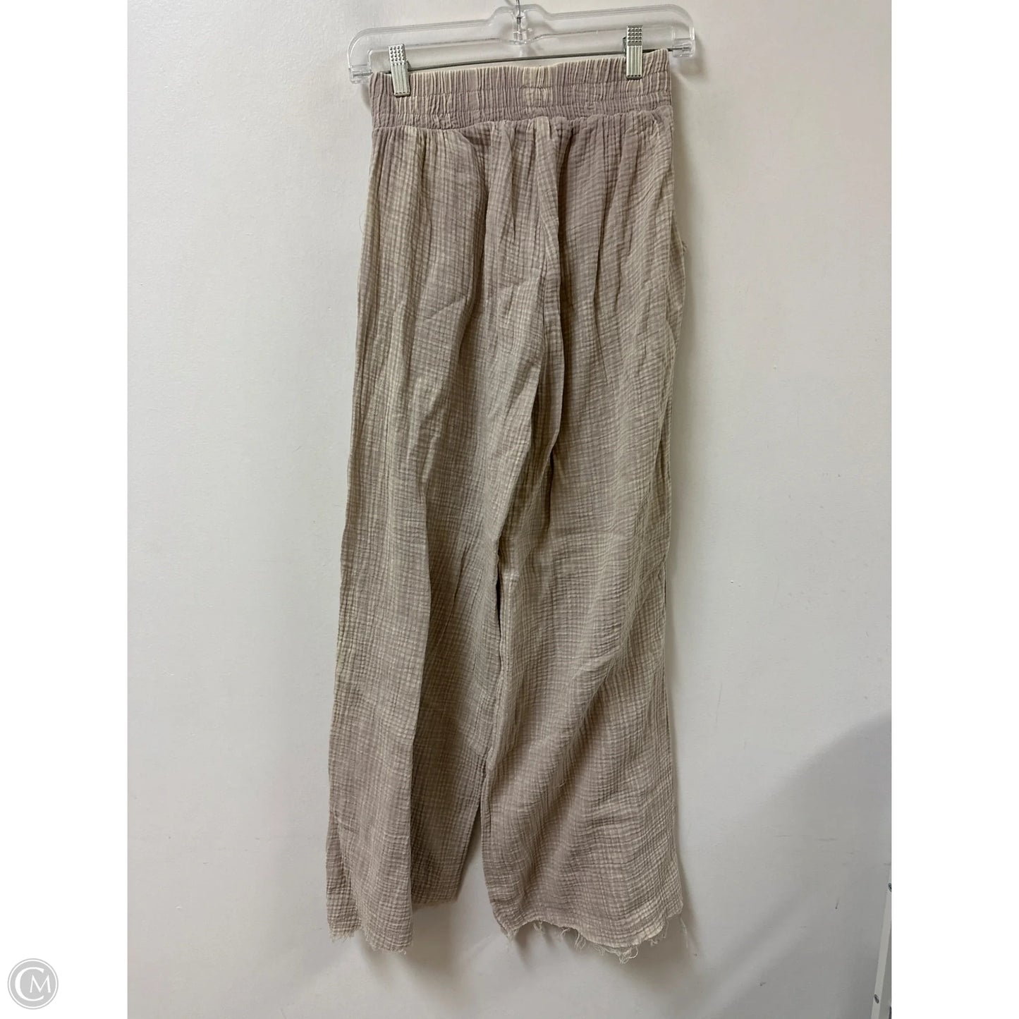 Pants Linen By Zenana Outfitters In Tan, Size: S