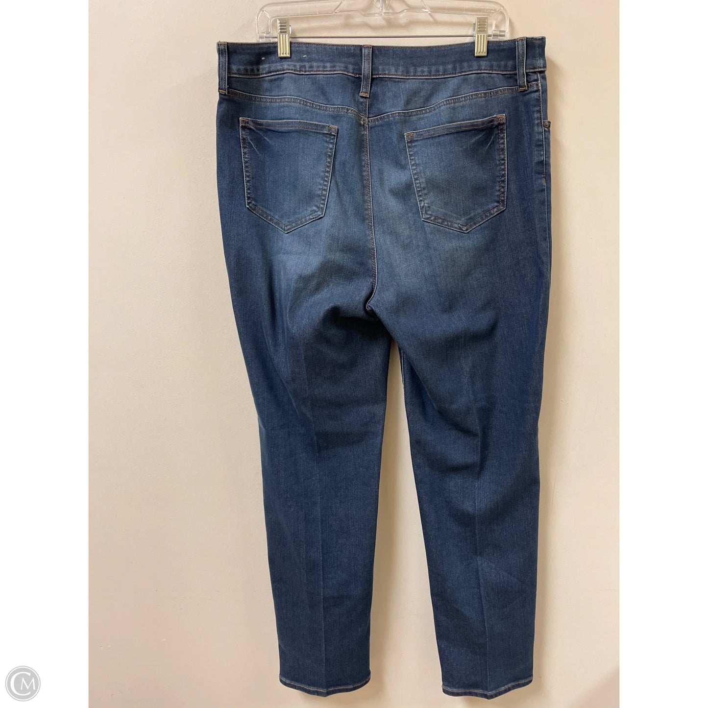 Jeans Skinny By Chicos In Blue Denim, Size: 14