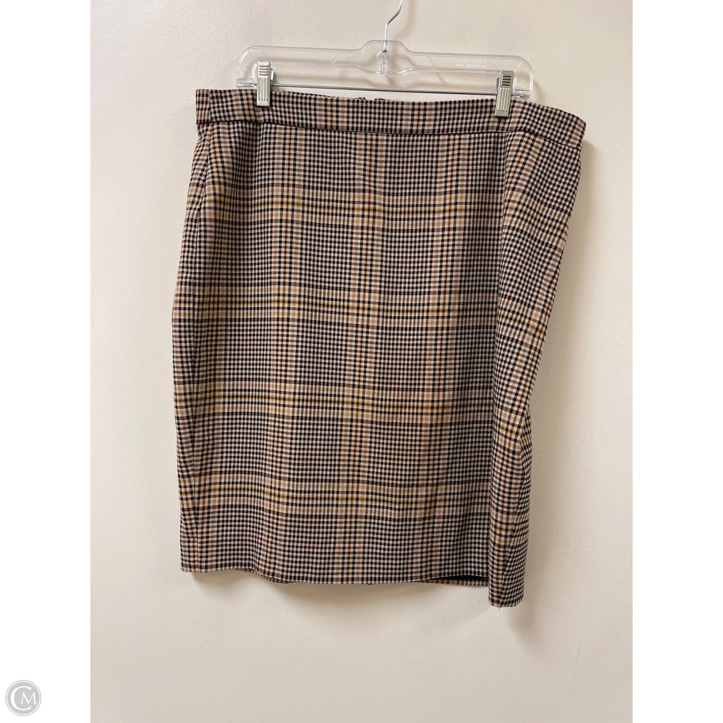 Skirt Midi By 1.state In Brown, Size: 14