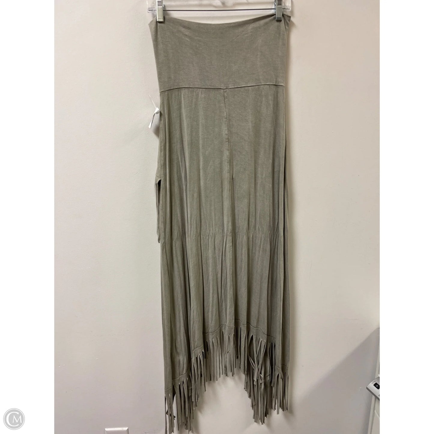 Skirt Maxi By Clothes Mentor In Grey, Size: Xl