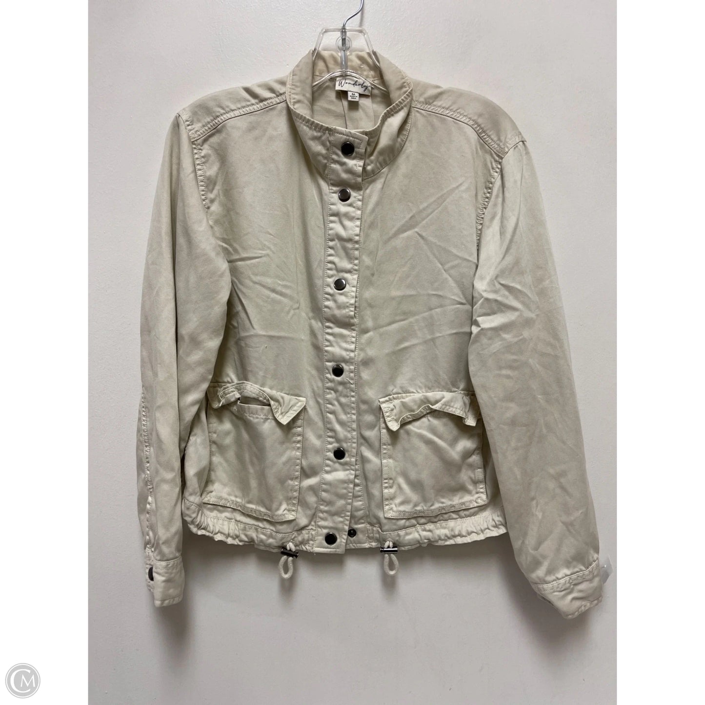 Jacket Utility By Wonderly In Tan, Size: M