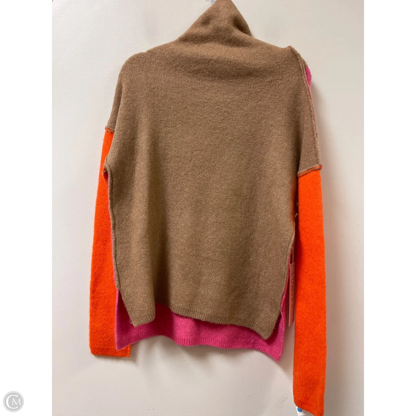 Tunic Long Sleeve By Lumiere In Multi-colored, Size: S