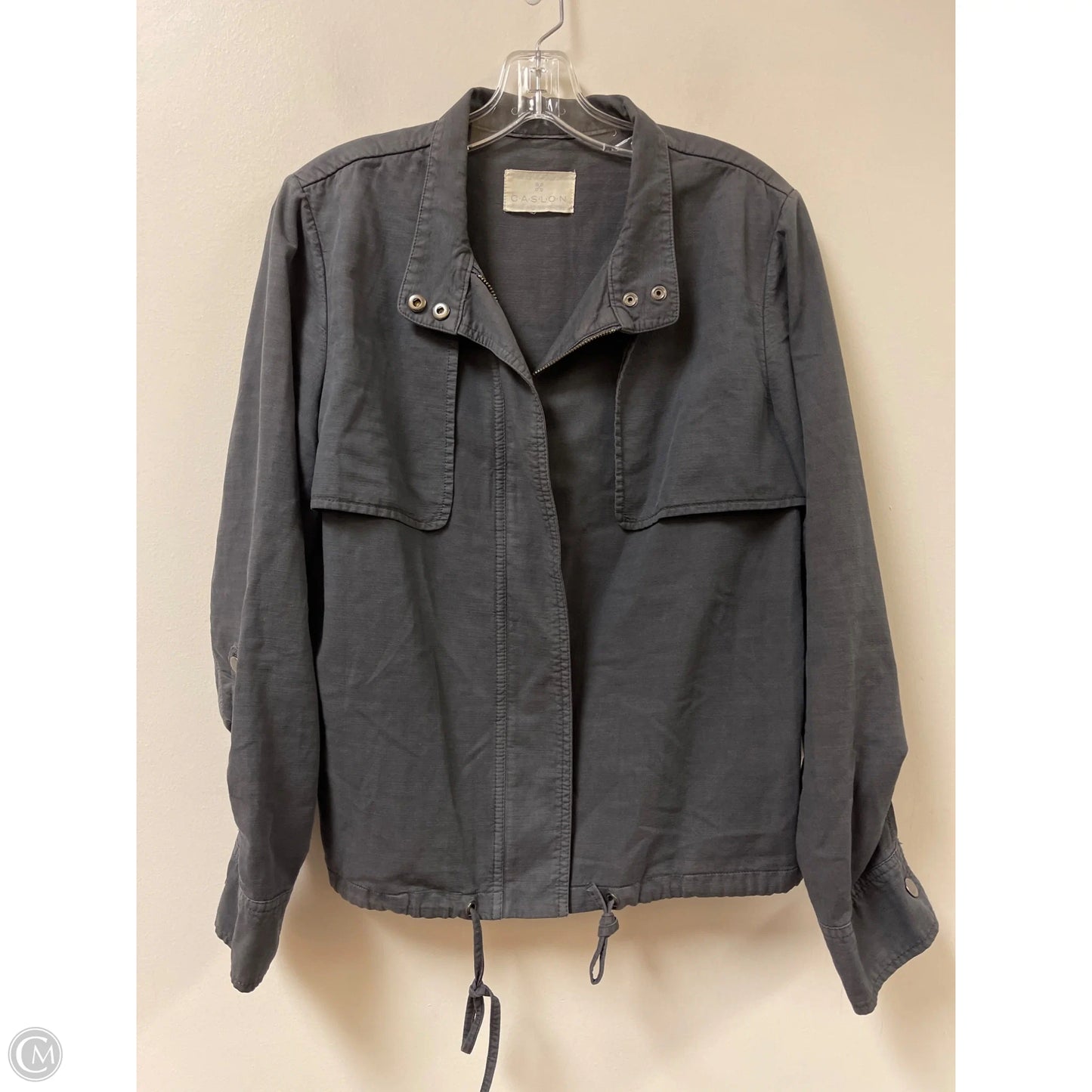 Jacket Utility By Caslon In Grey, Size: M