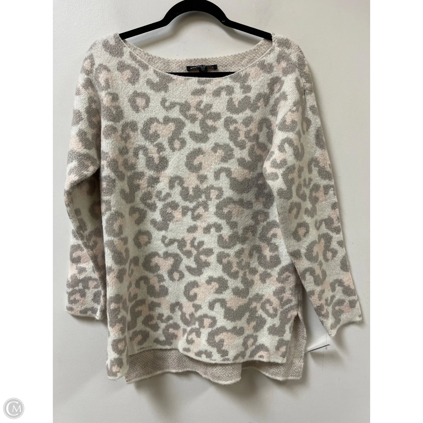Sweater By Boston Proper In Animal Print, Size: S