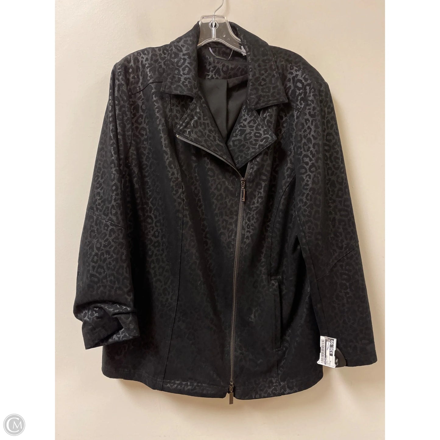 Coat Other By Chicos In Black, Size: Xl