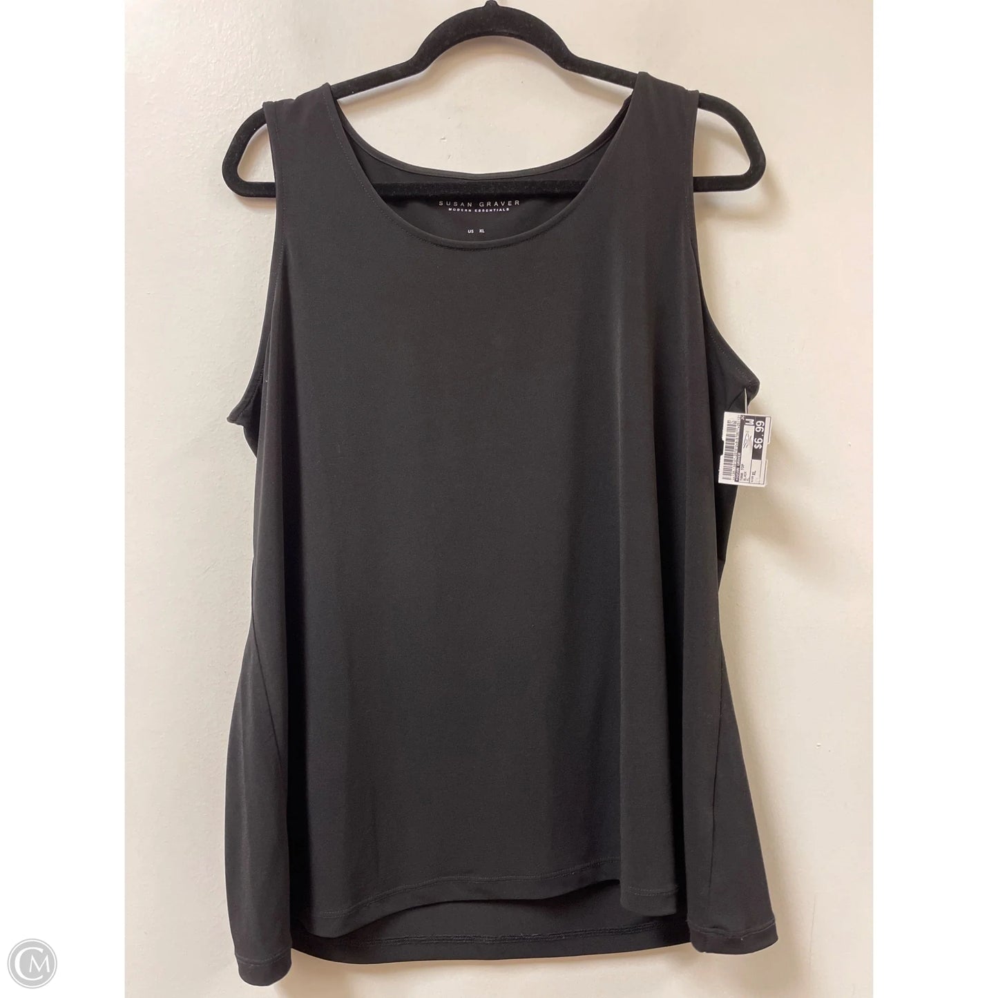 Tank Top By Susan Graver In Black, Size: Xl