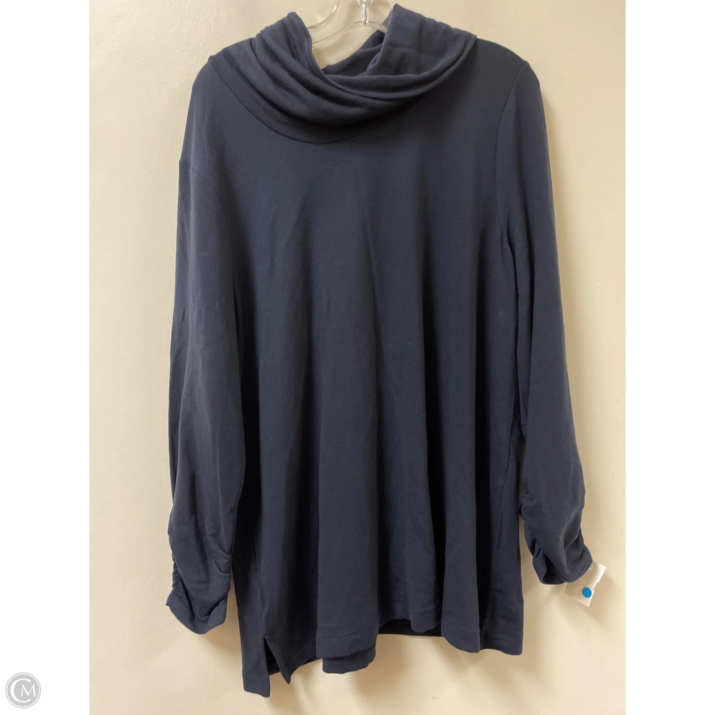 Sweater By Chicos In Navy, Size: Xl