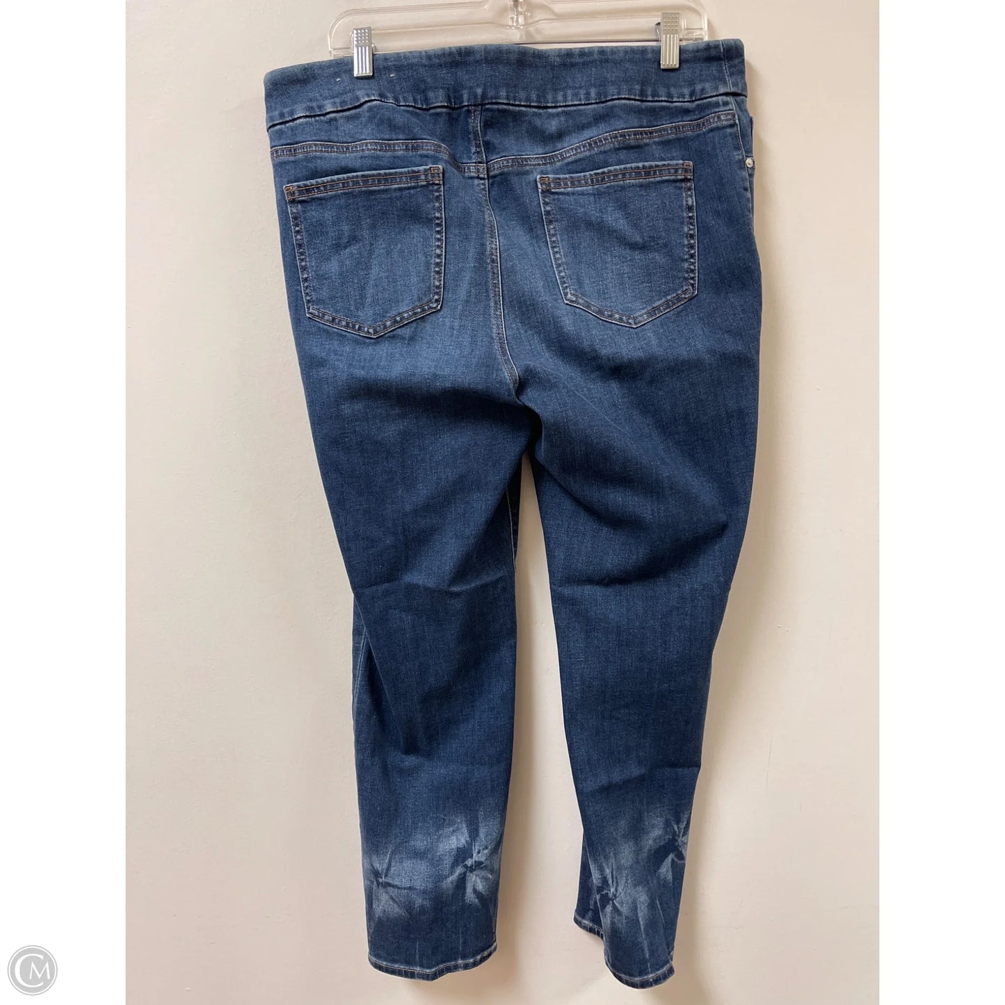 Pants Leggings By Chicos In Blue Denim, Size: 14