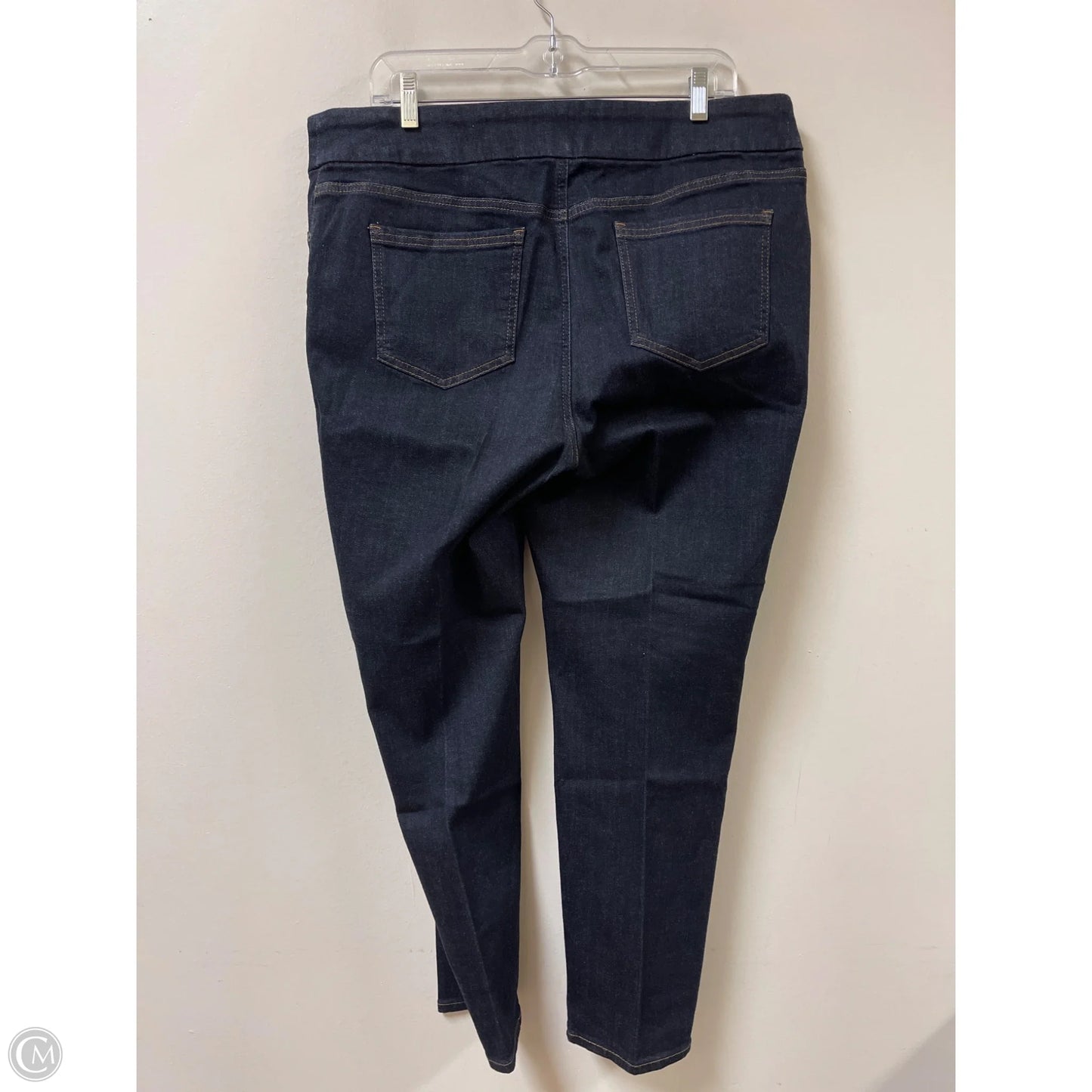 Pants Leggings By Chicos In Blue Denim, Size: 14