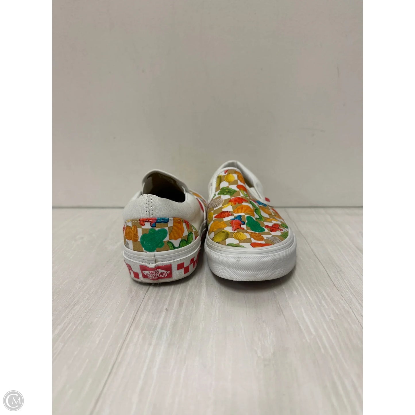 Shoes Flats By Vans In Multi-colored, Size: 9.5