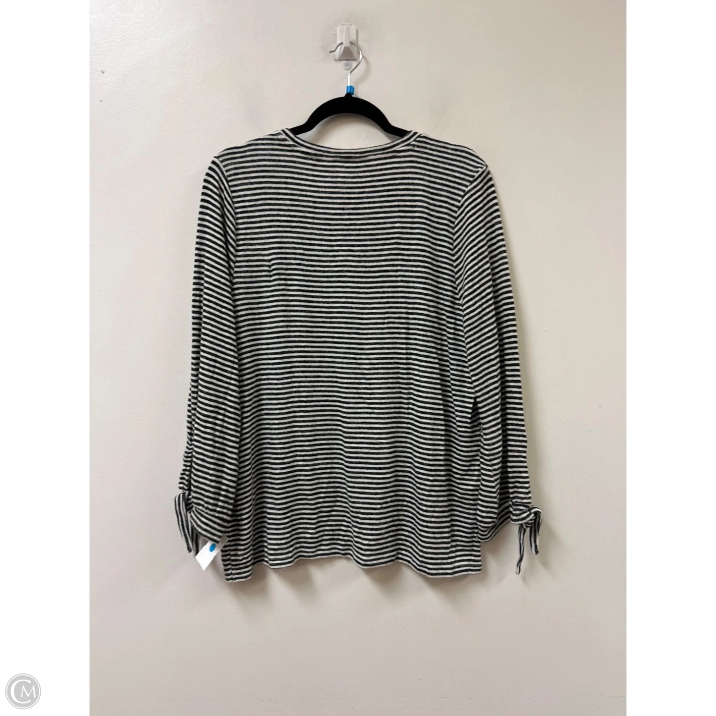 Top Long Sleeve By Lucky Brand In Striped Pattern, Size: L