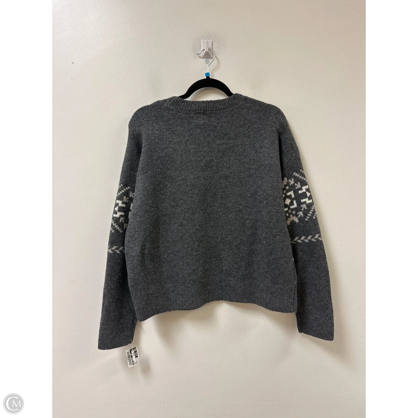 Sweater By Lucky Brand In Grey, Size: M
