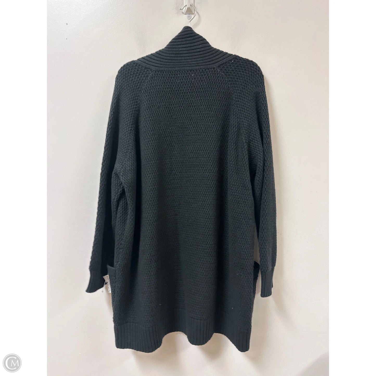 Sweater Cardigan By Pact In Black, Size: 1x