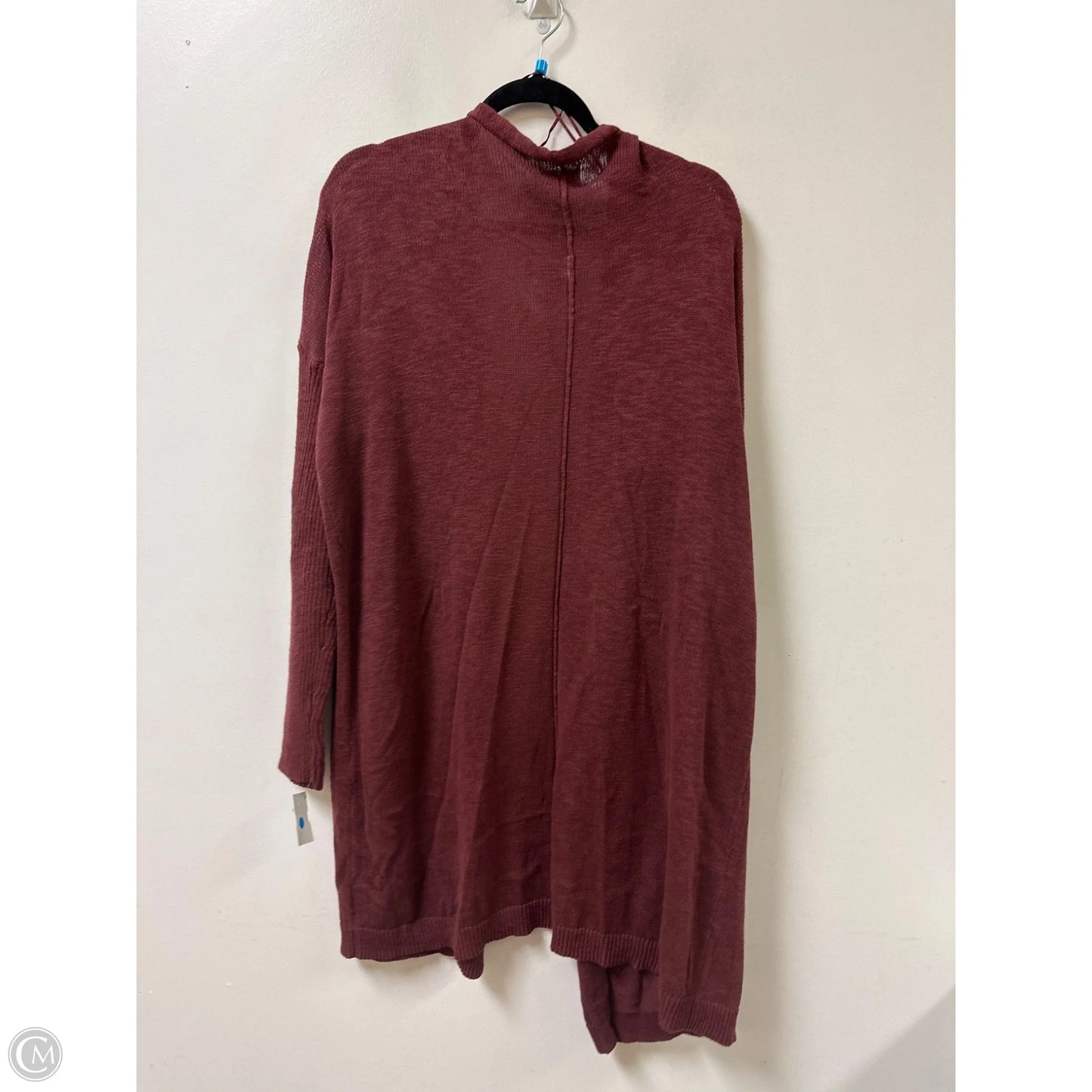 Sweater Cardigan By Wonderly In Red, Size: Xl