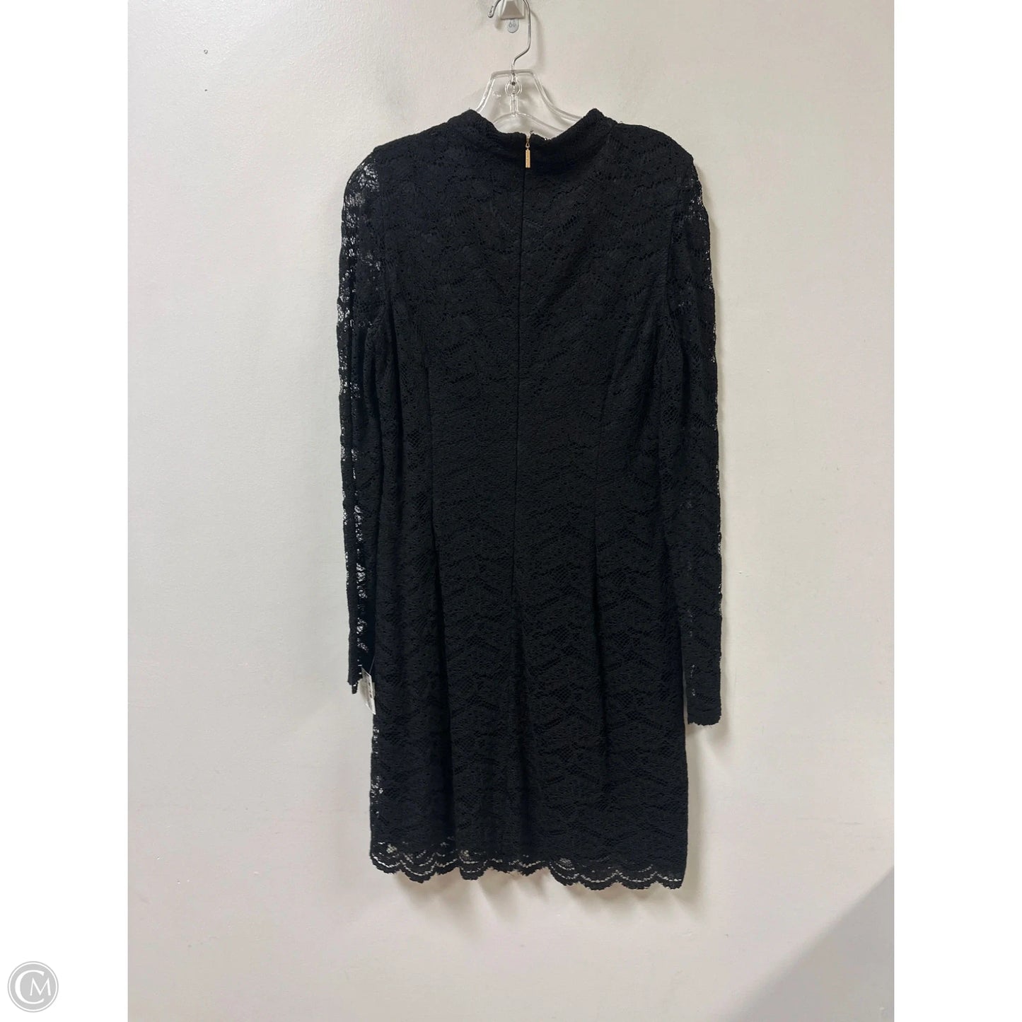 Dress Designer By Karl Lagerfeld In Black, Size: L