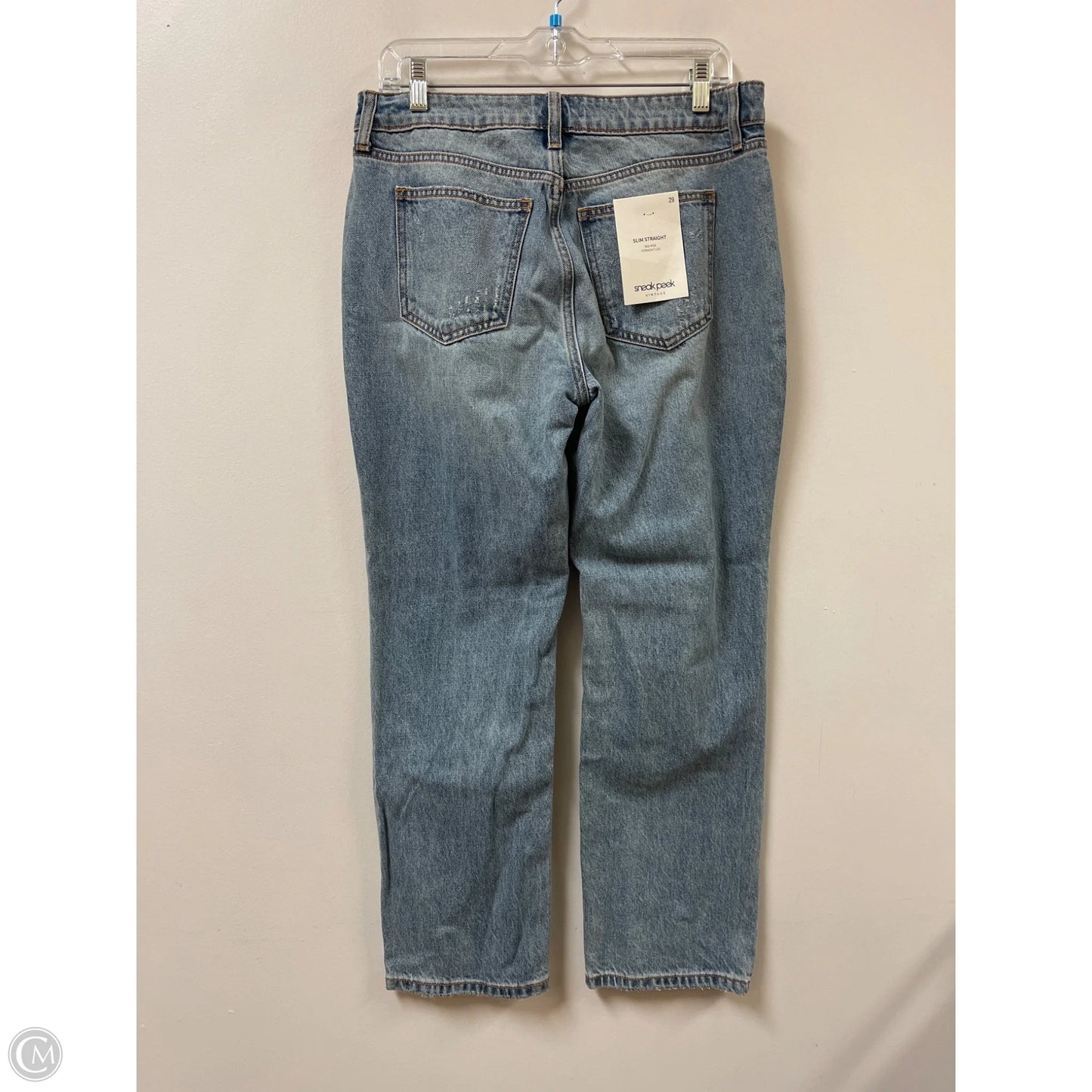 Jeans Straight By Sneak Peek In Blue Denim, Size: 8