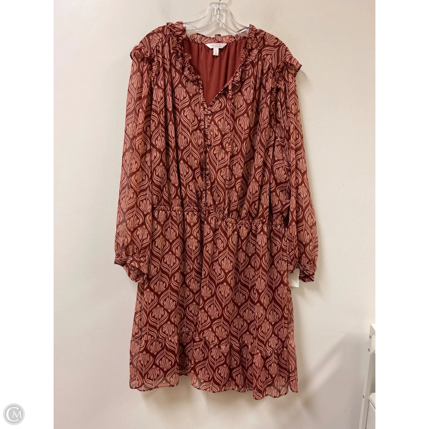 Dress Casual Short By Lc Lauren Conrad In Red, Size: 4x