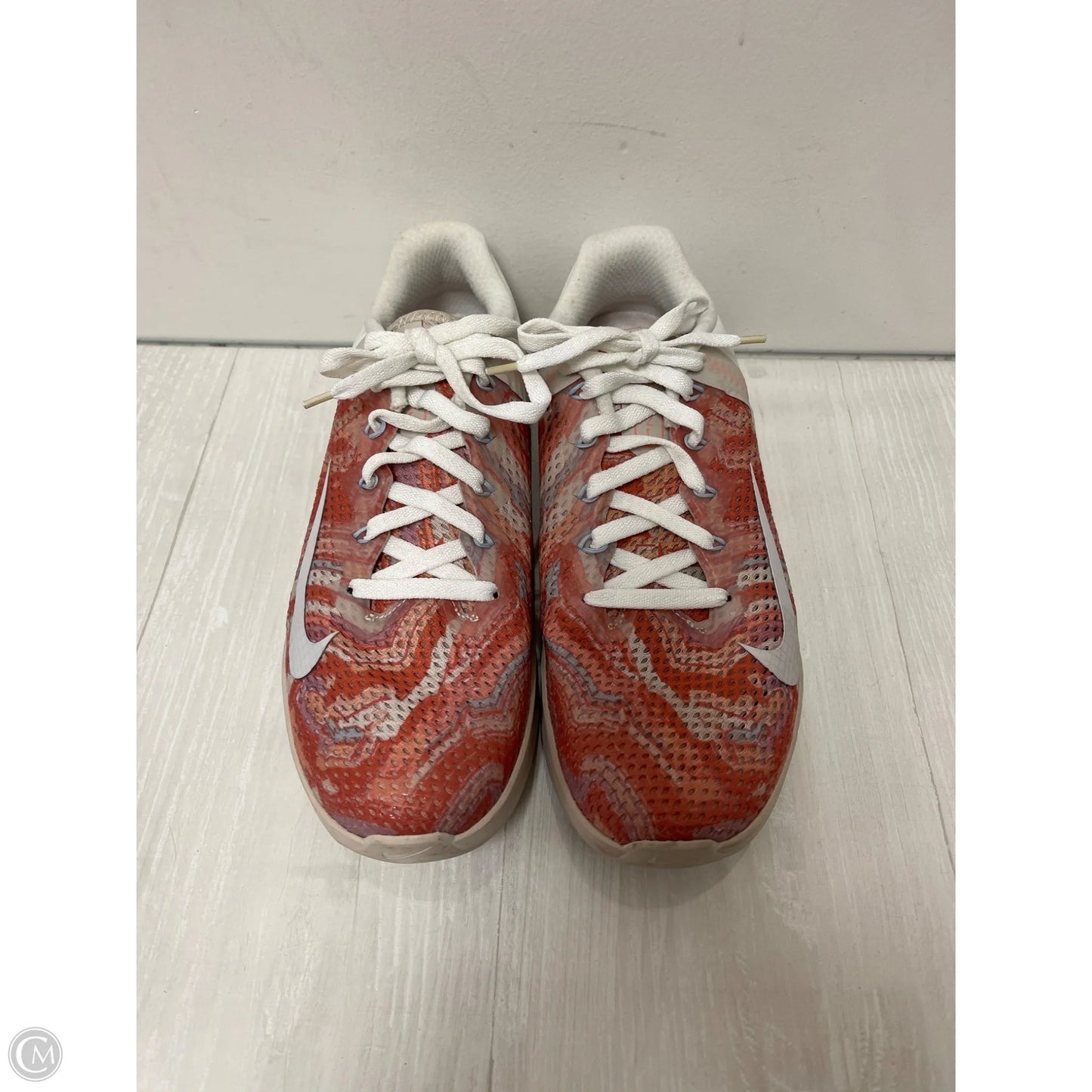 Shoes Athletic By Nike In Orange, Size: 12