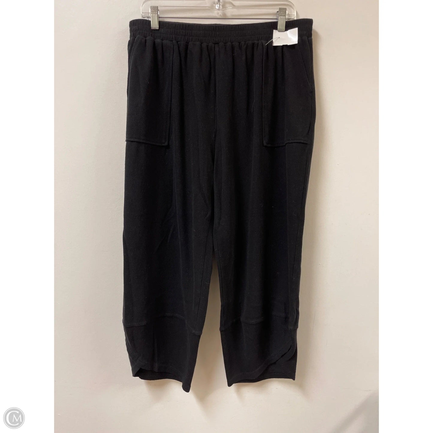 Pants Lounge By Clothes Mentor In Black, Size: 2x