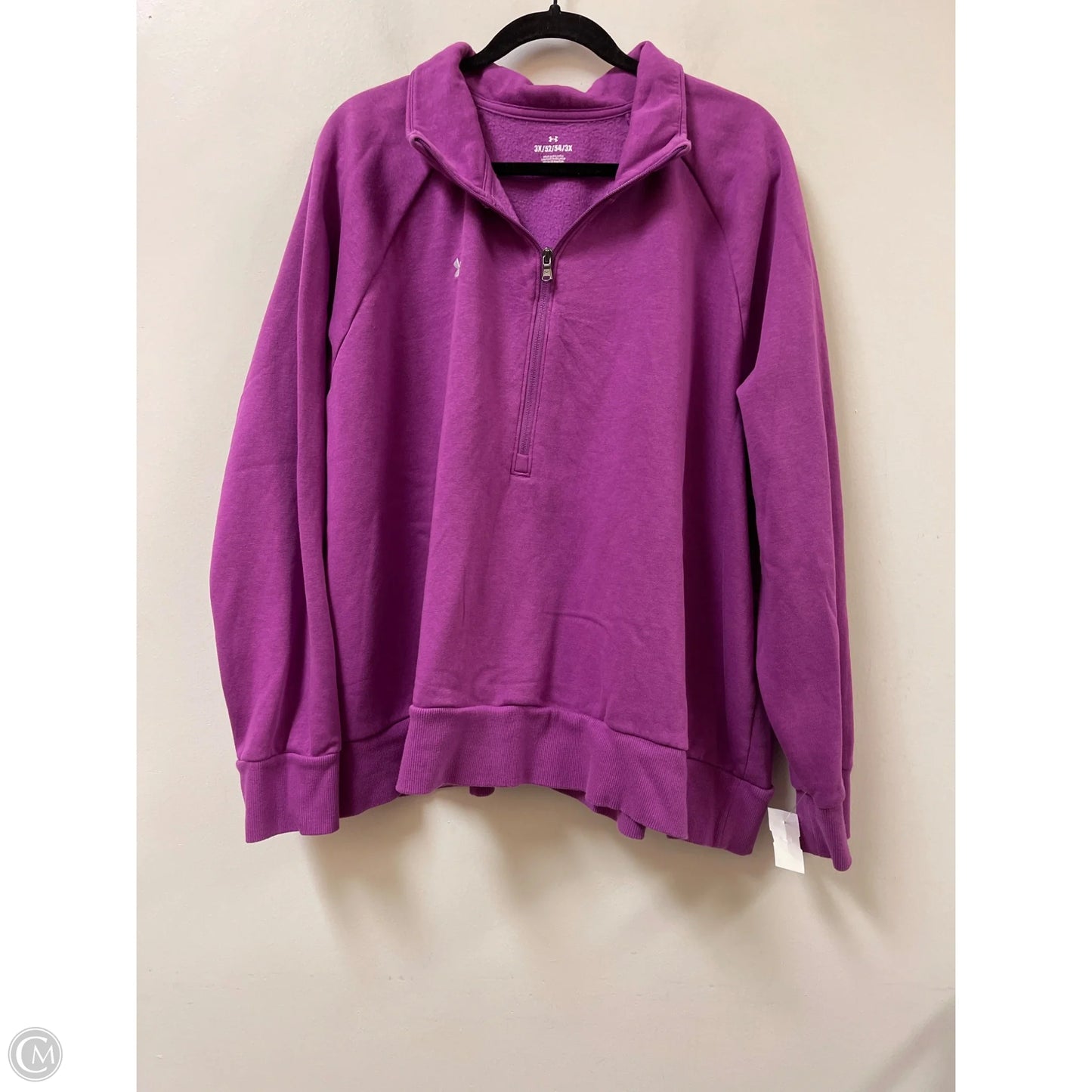 Athletic Sweatshirt Collar By Under Armour In Purple, Size: 3x