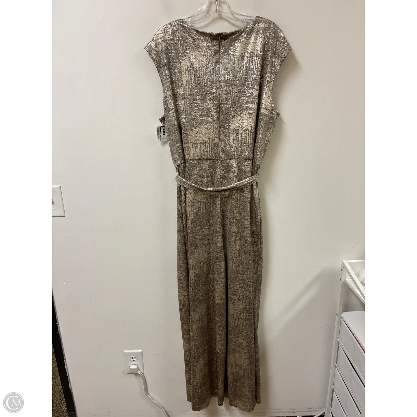 Jumpsuit By Connected Apparel In Gold, Size: 2x