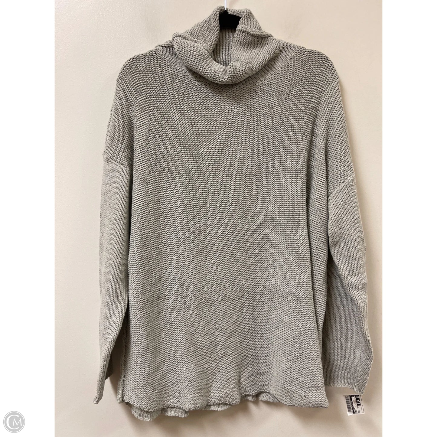 Sweater By Clothes Mentor In Grey, Size: L