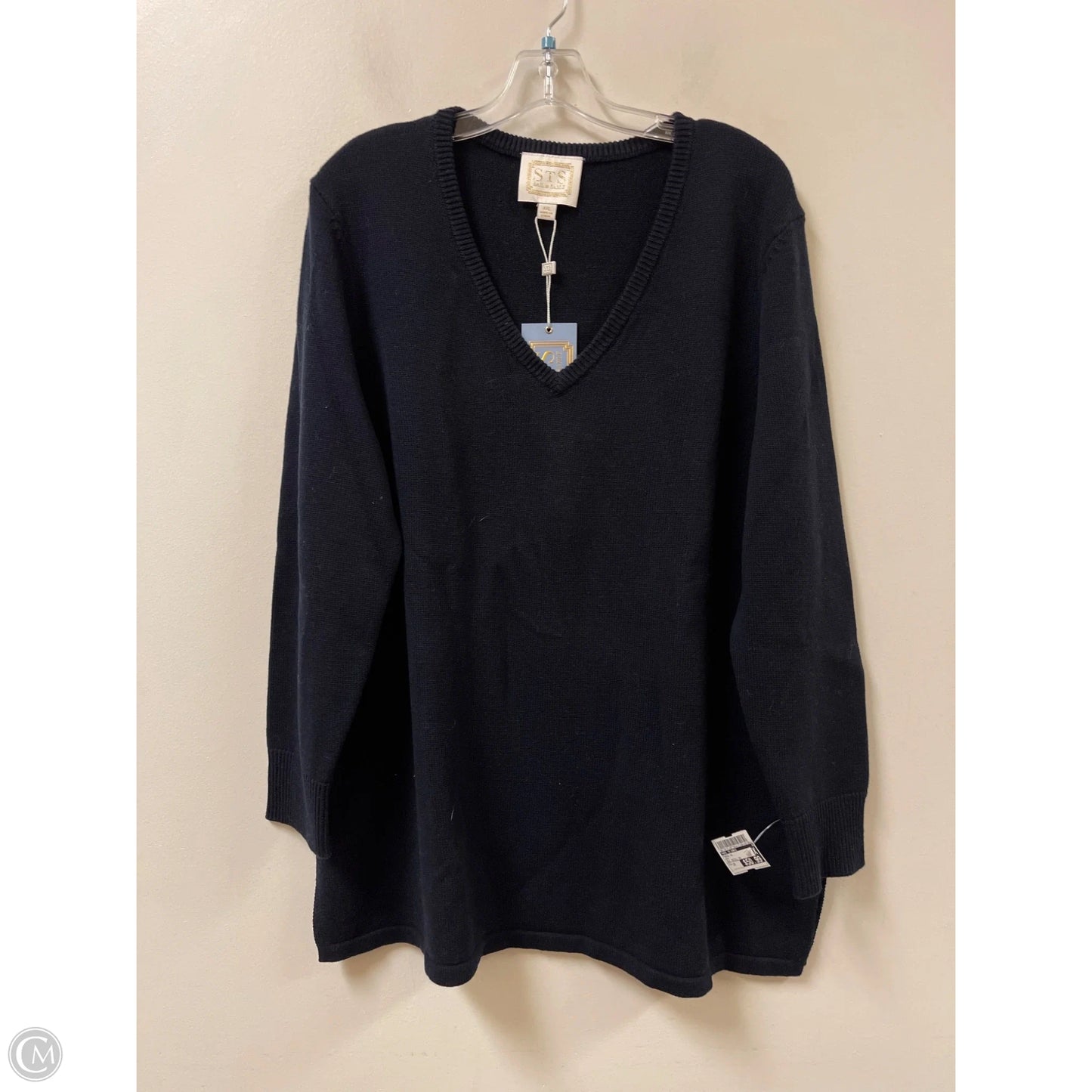 Tunic Long Sleeve By Sail To Sable In Navy, Size: 1x