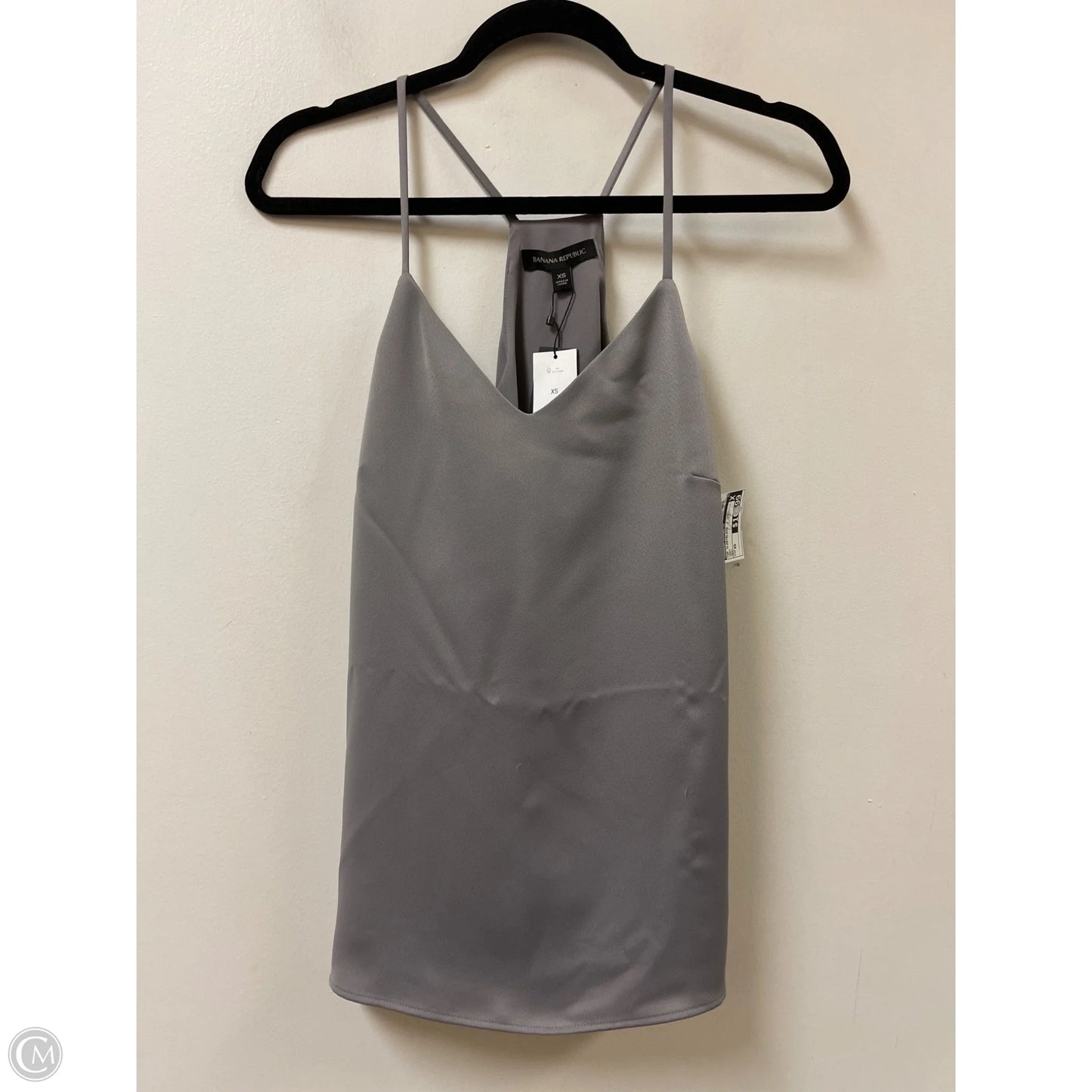 Top Sleeveless By Banana Republic In Grey, Size: Xs