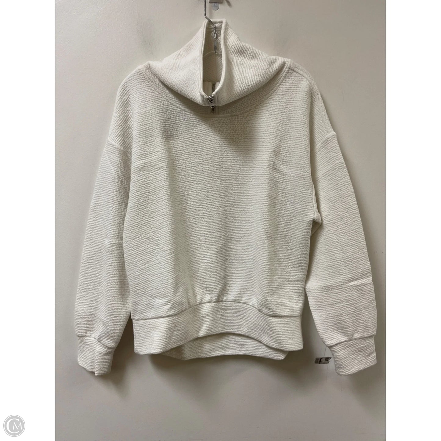 Athletic Sweatshirt Collar By Calia In White, Size: S