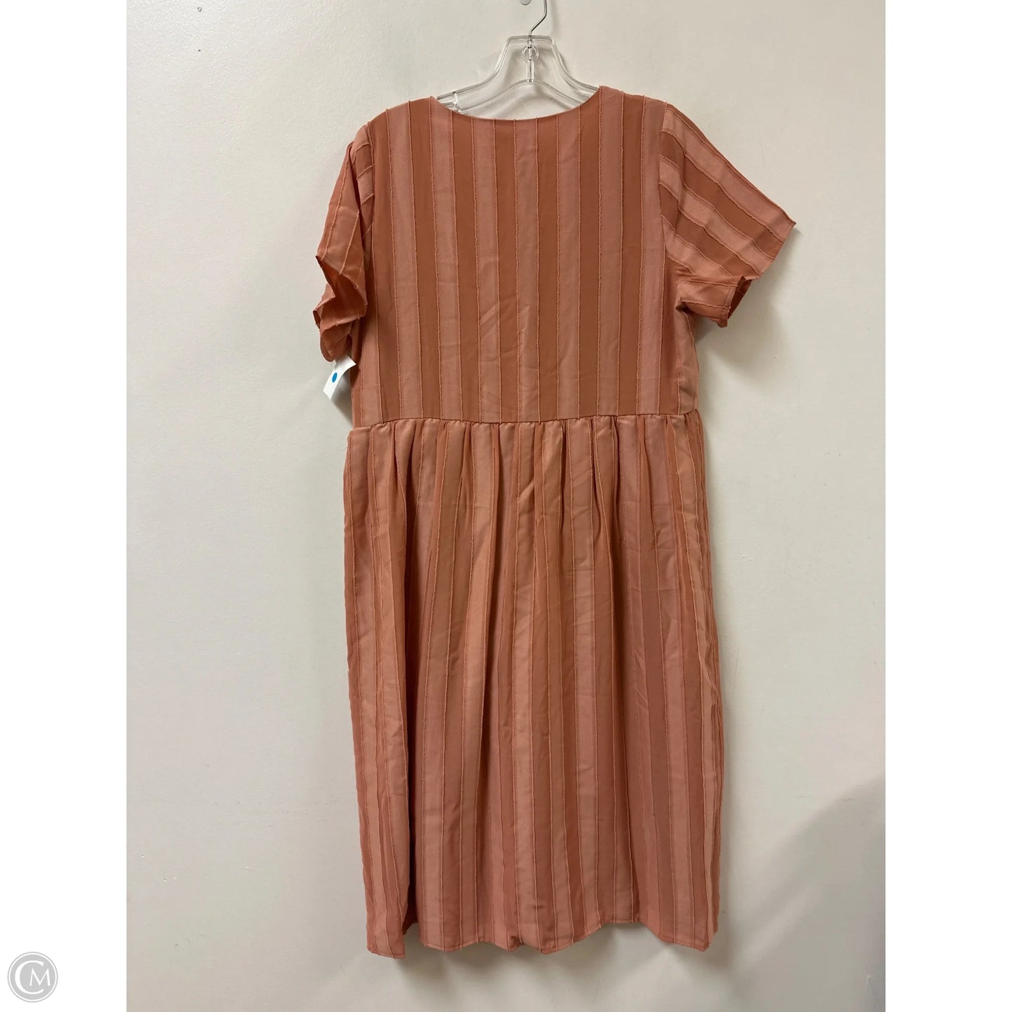 Dress Casual Midi By Polagram In Orange, Size: M