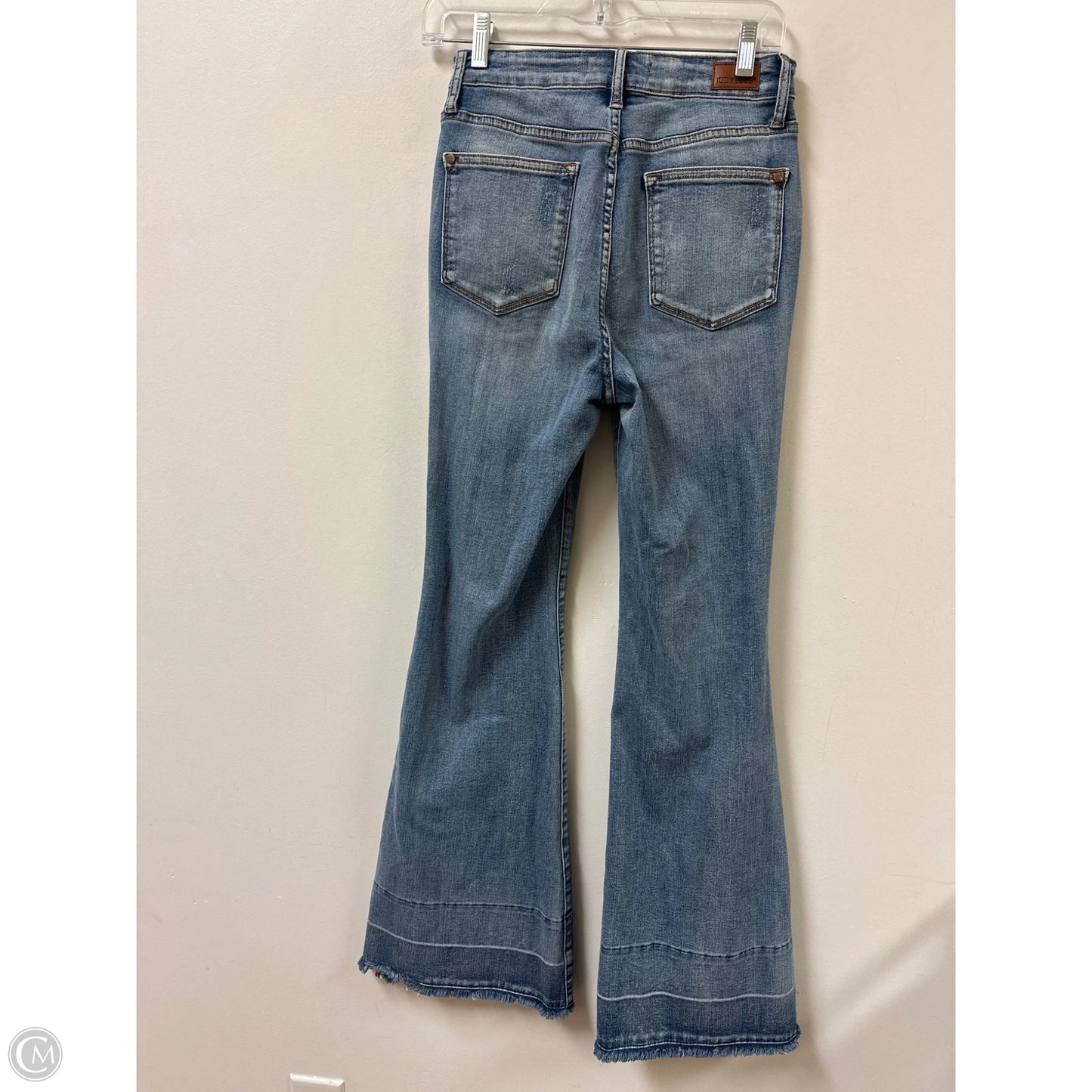 Jeans Flared By Judy Blue In Blue Denim, Size: 6