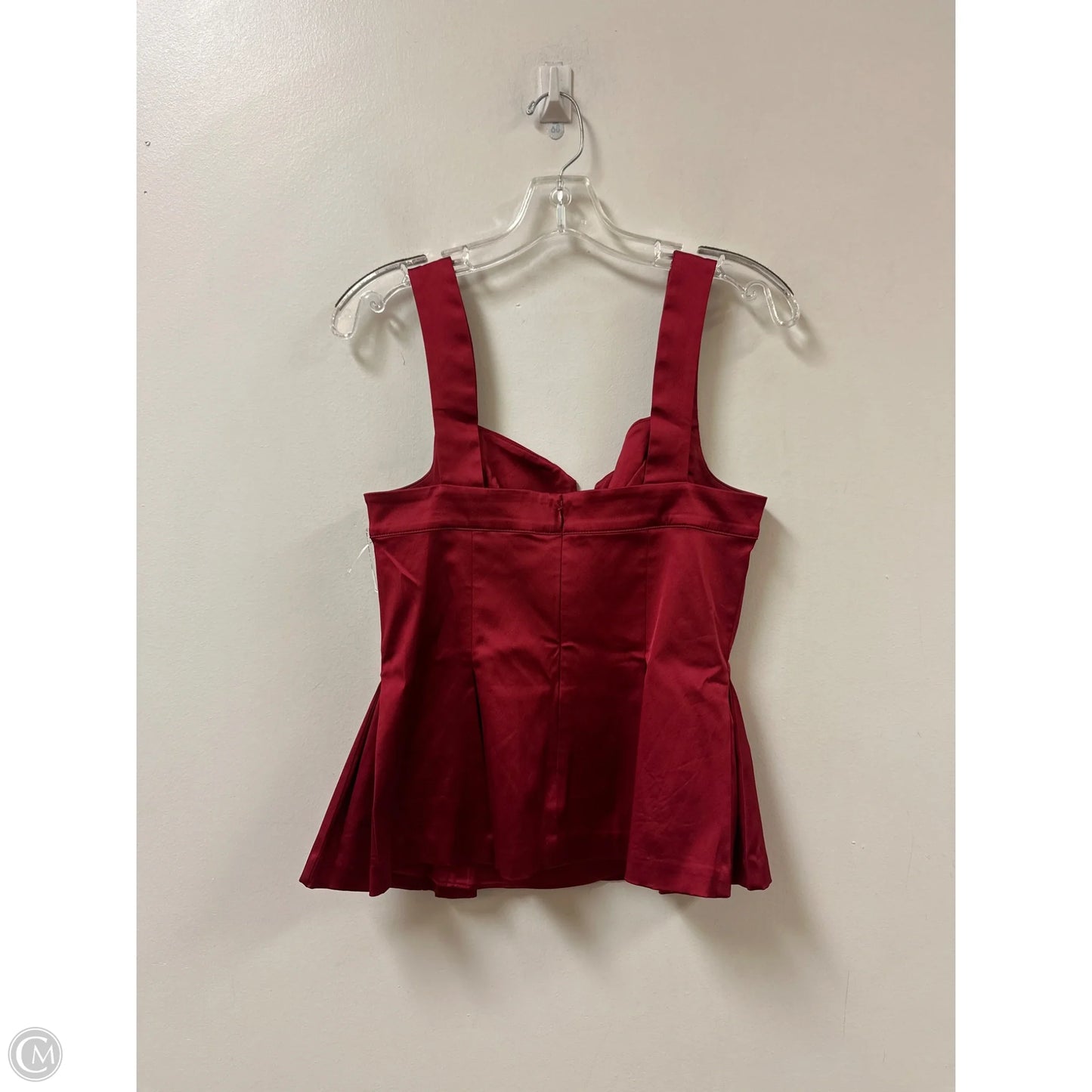 Top Sleeveless By White House Black Market In Red, Size: M