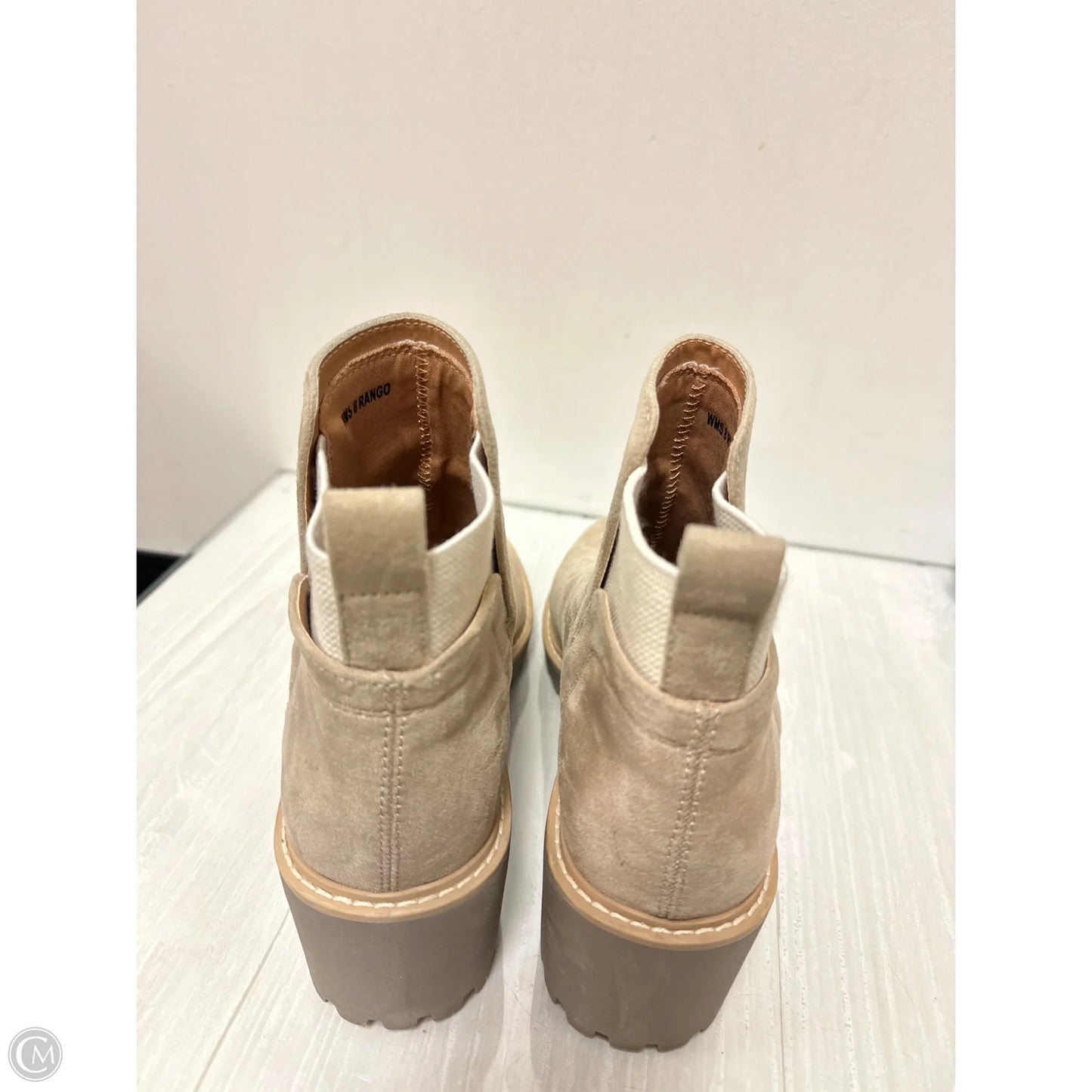 Boots Ankle Heels By Dolce Vita In Taupe, Size: 8