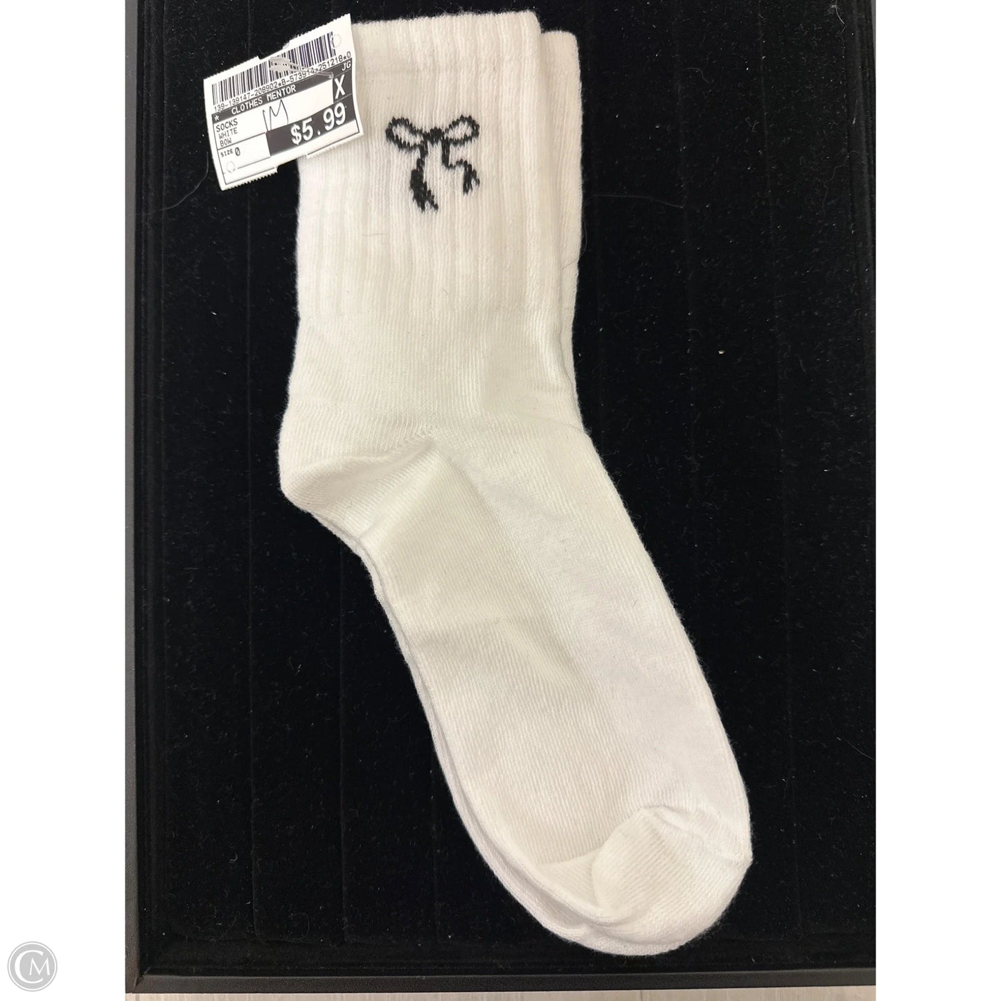 Socks By Clothes Mentor In White, Size: 0