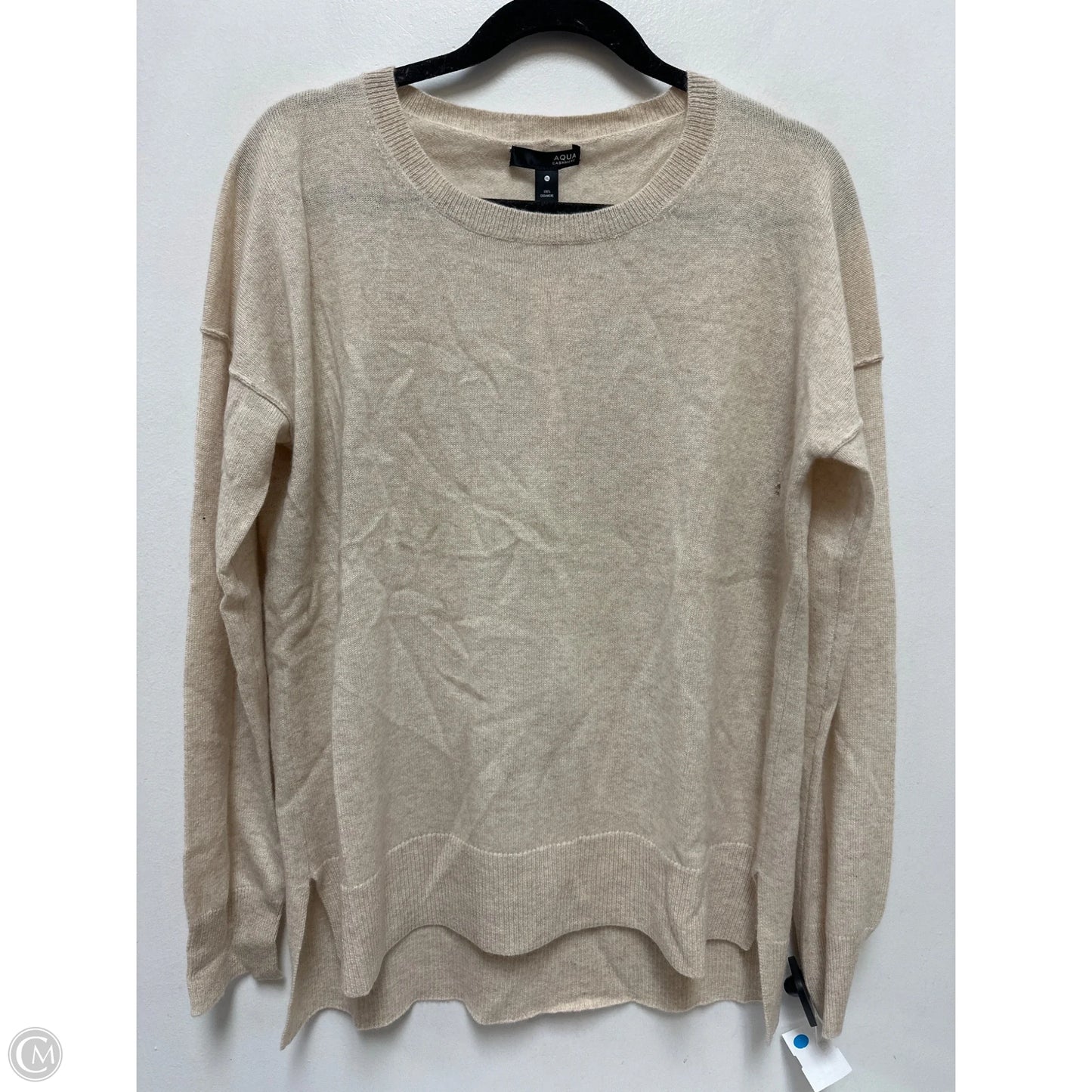 Sweater Cashmere By Aqua In Cream, Size: Xl