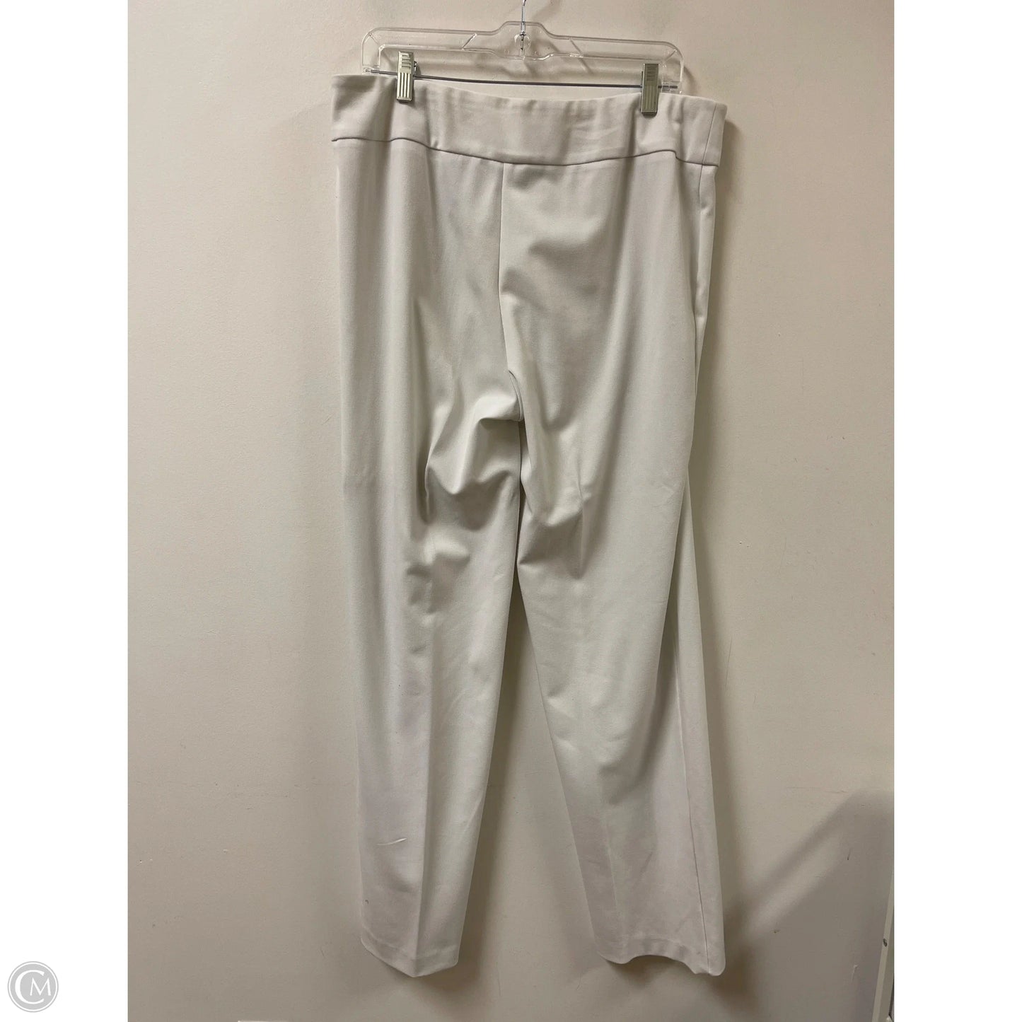 Pants Dress By Investments In White, Size: 14