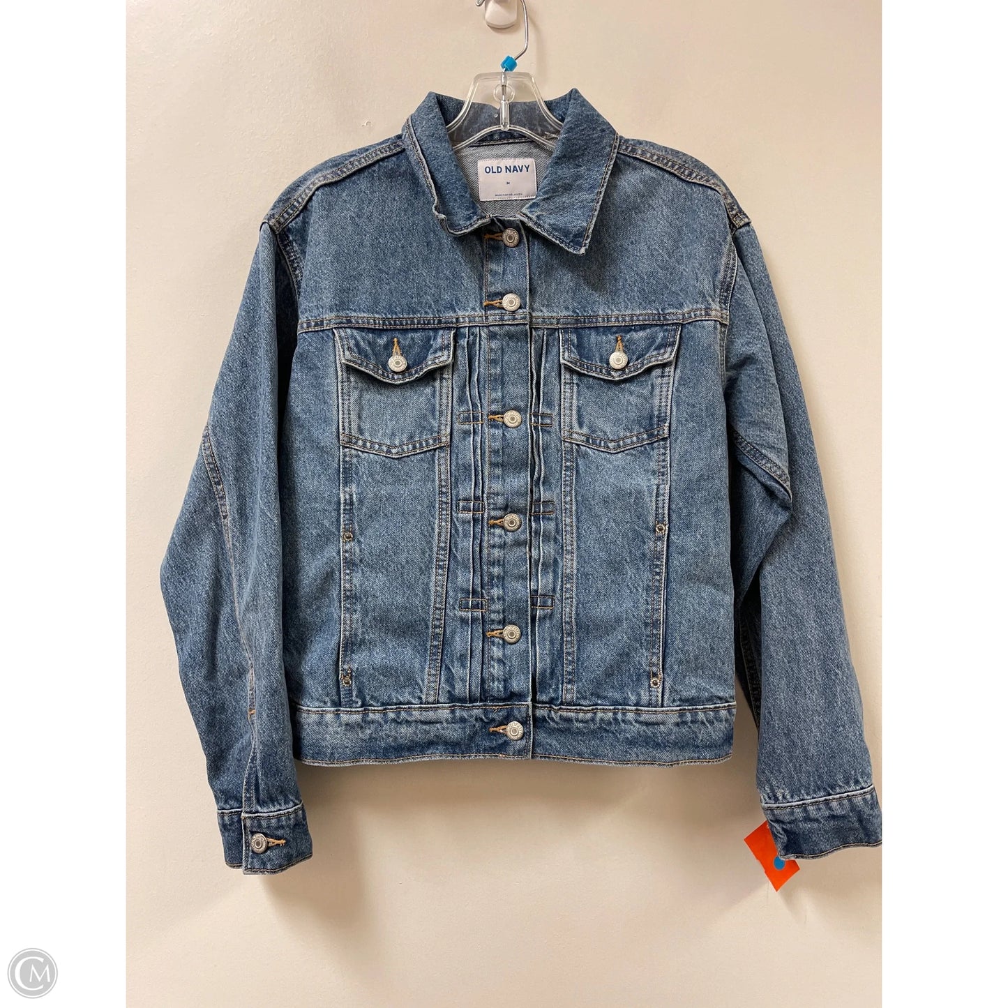 Jacket Denim By Old Navy In Blue Denim, Size: M