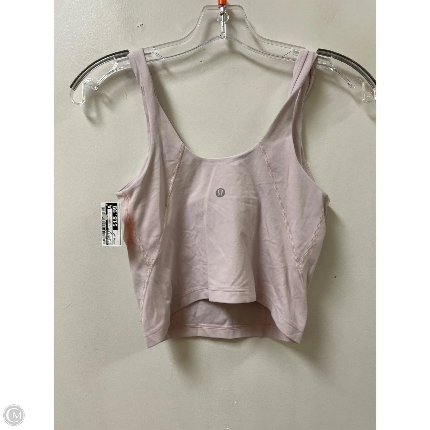 Athletic Bra By Lululemon In Pink, Size: 6