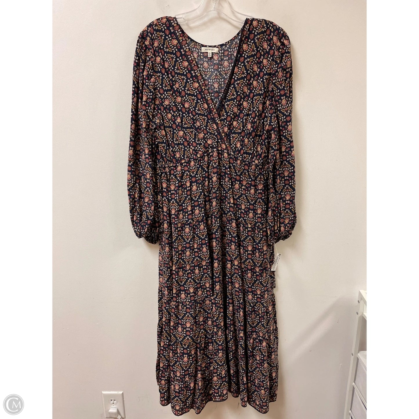 Dress Casual Maxi By Max Studio In Floral Print, Size: Xl