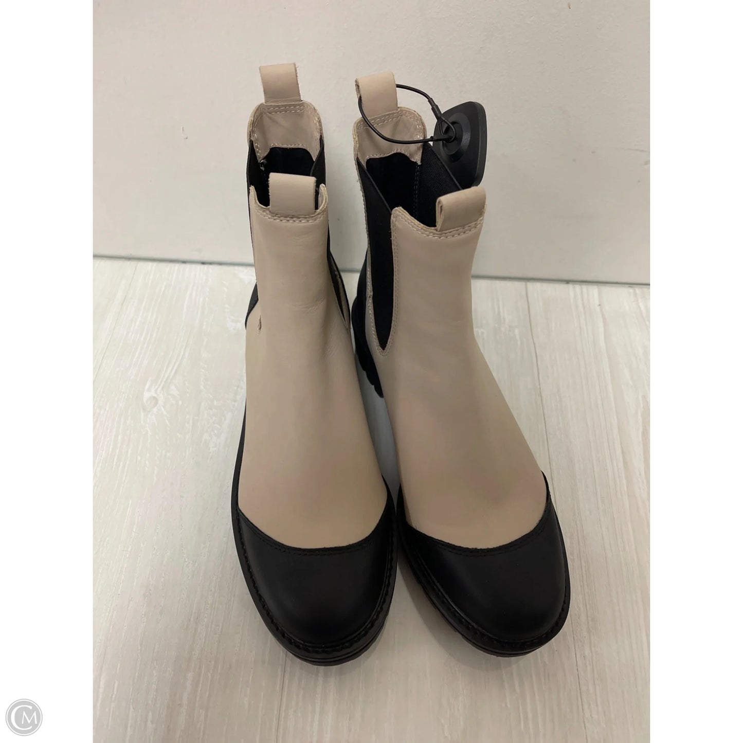 Boots Ankle Heels By Antonio Melani In Cream, Size: 9