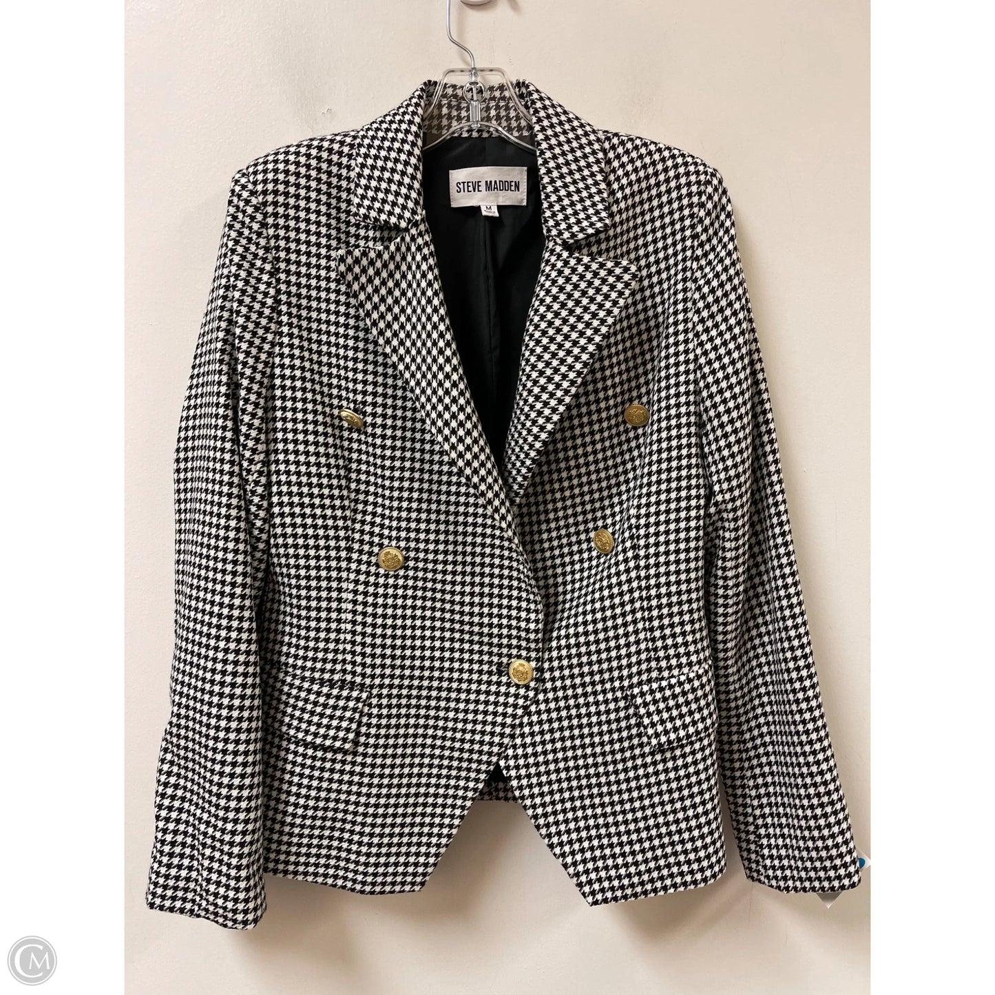 Blazer By Calvin Klein In Black & White, Size: M