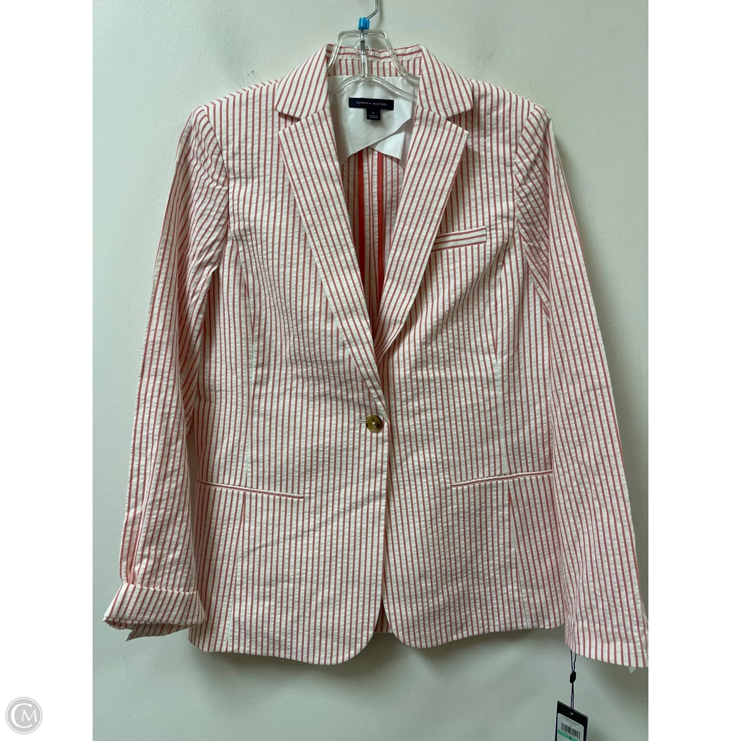 Blazer By Tommy Hilfiger In Red & White, Size: M
