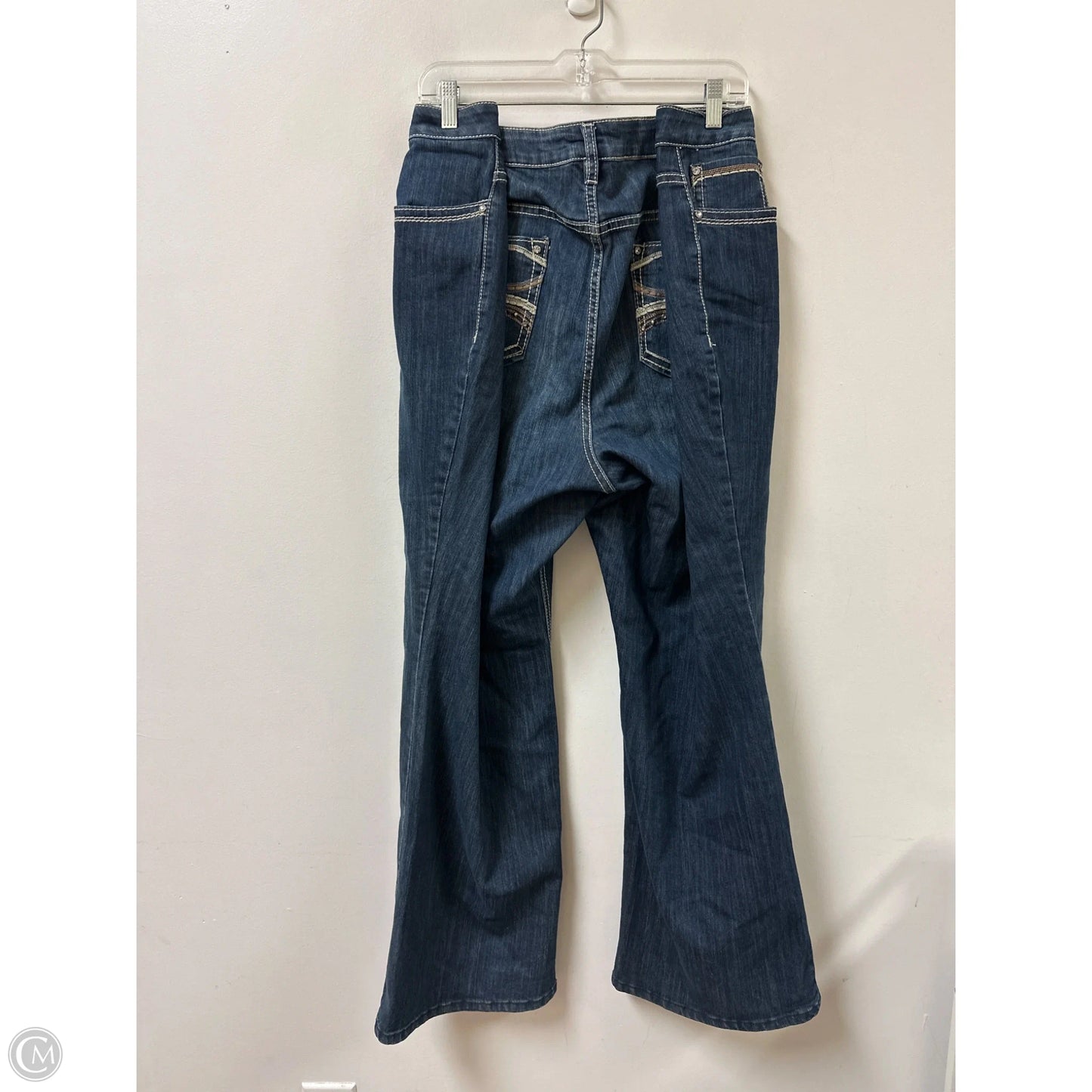 Jeans Wide Leg By Avenue In Blue Denim, Size: 26