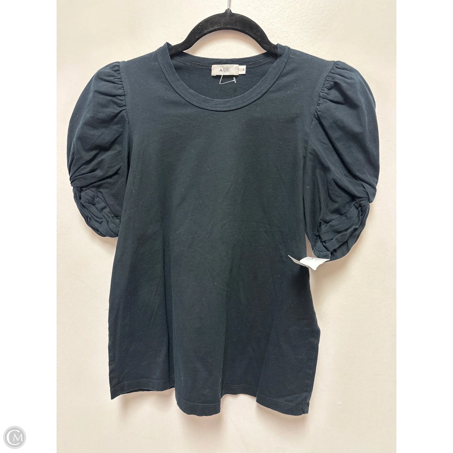 Top Short Sleeve By Alc In Black, Size: S